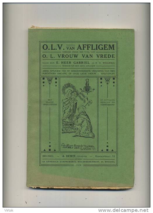 Affligem :  OLV van Affligem 1924  Boek 105 pag.