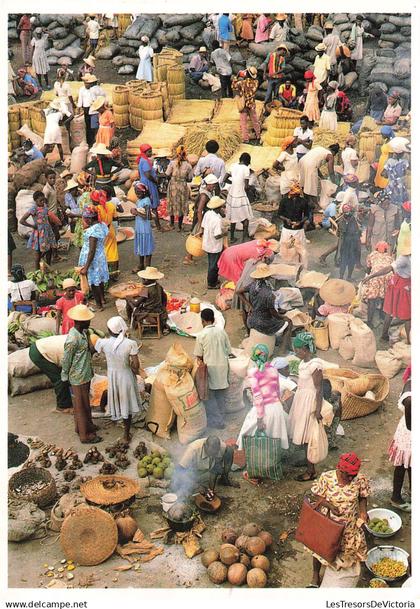 HAITI - Marché - Marchands - Animé - Carte postale