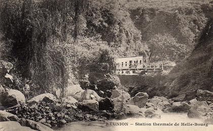 Carte  postale de la Réunion --Station Thermal de  Hell Bourg --