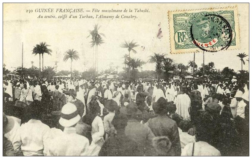 AFRIQUE - GUINEE FRANCAISE - CONAKRY - Fête musulmane de la Tabaski