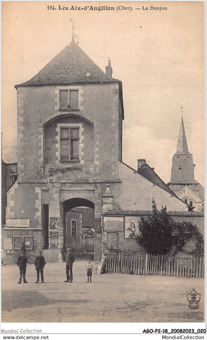 AGOP2-0100-18 - LES AIX-D'ANGILLON - cher - le donjon