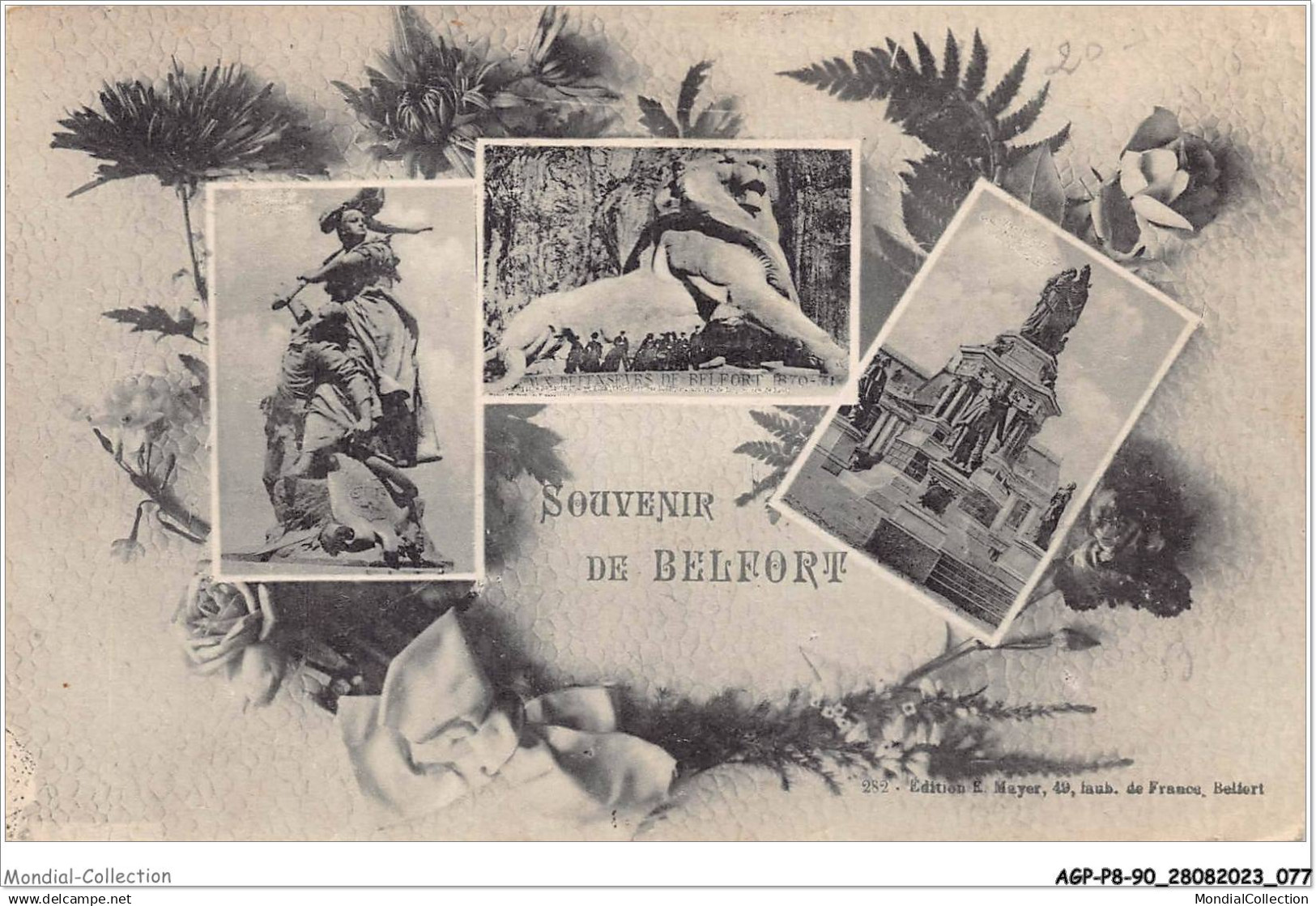 AGPP8-0704-90 - BELFORT-VILLE - souvenir de belfort