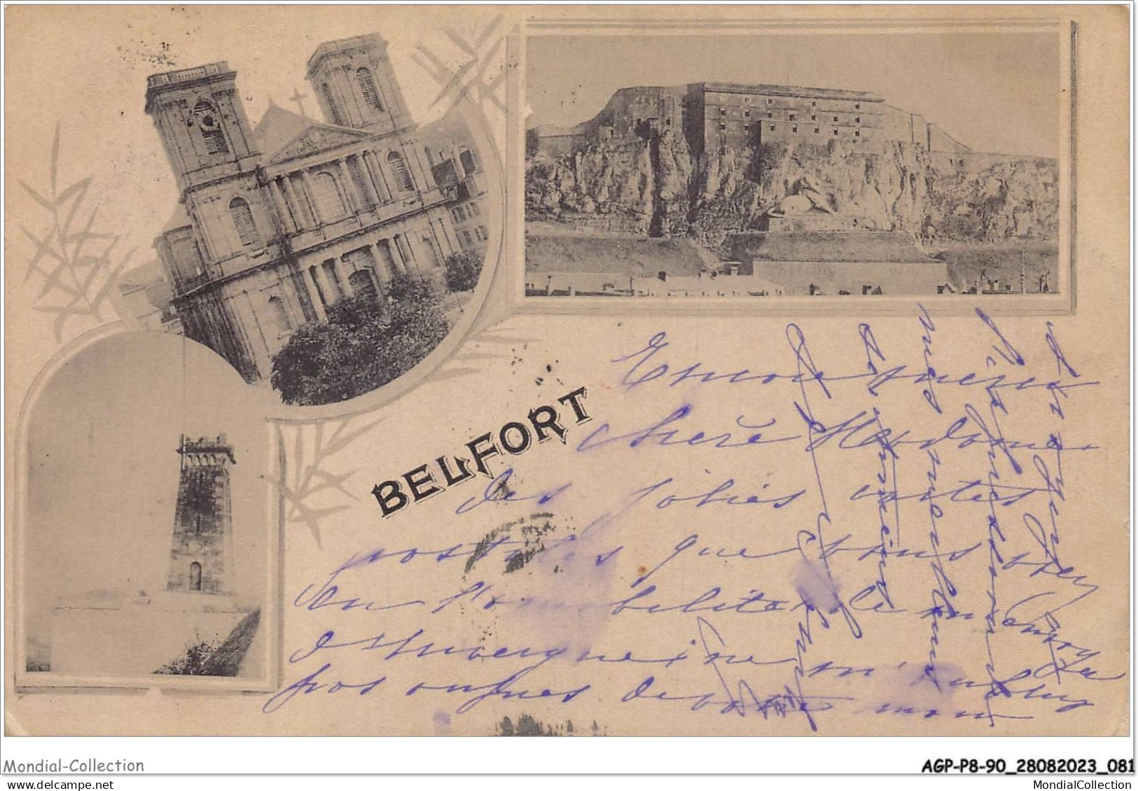 AGPP8-0706-90 - BELFORT-VILLE - souvenir de belfort