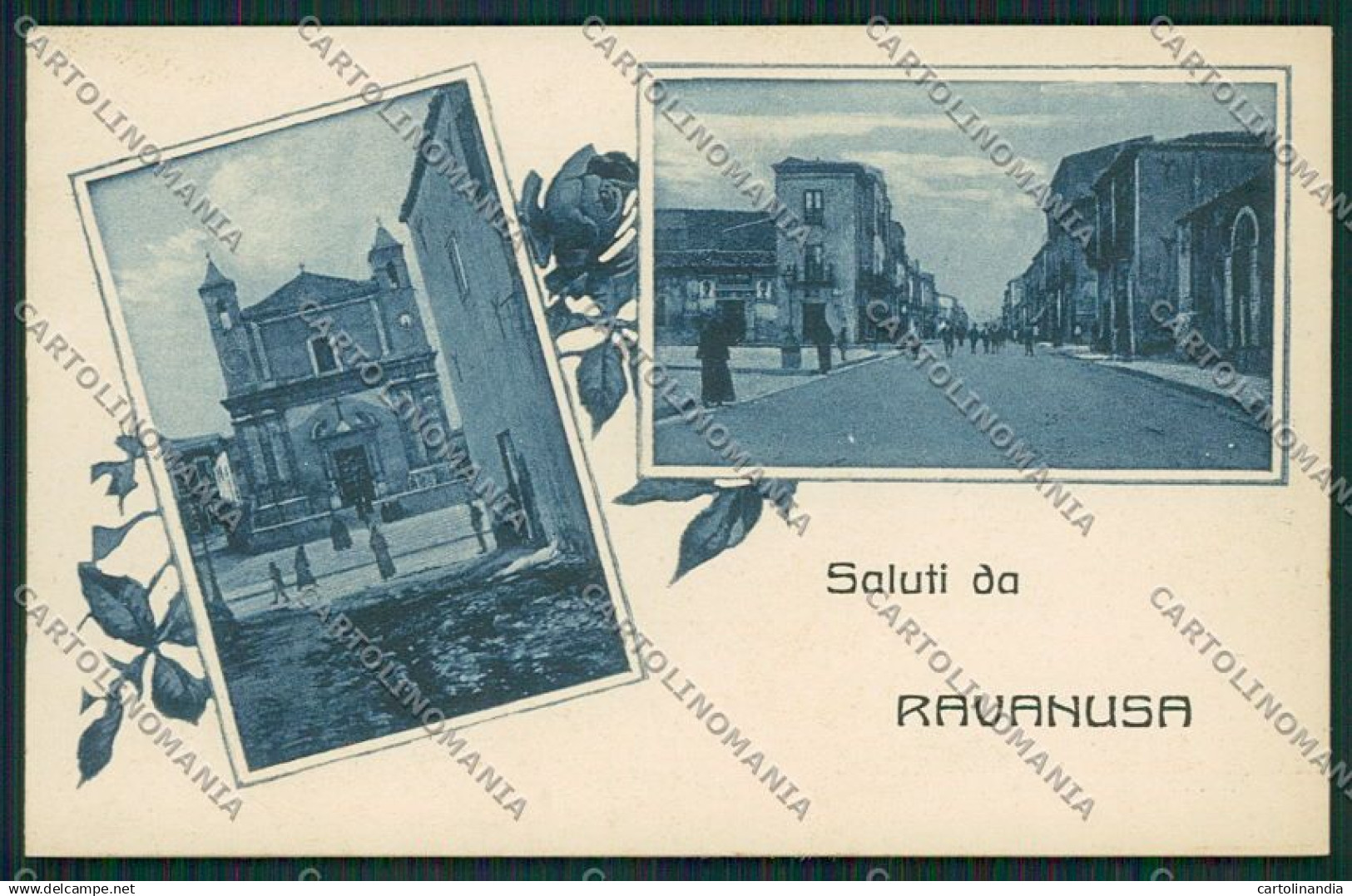 Agrigento Ravanusa cartolina QQ0091