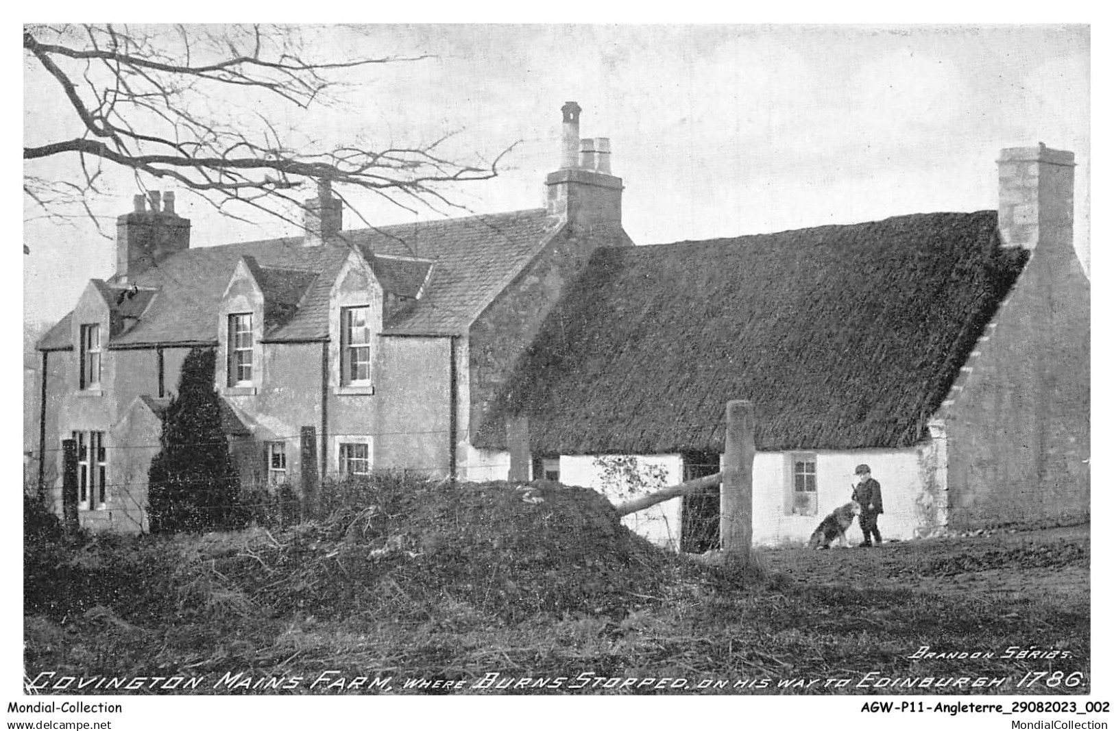 AGWP11-0667-ANGLETERRE - COVINGTON MAINS FARM - WHERE BURNS STOPPED - ON HIS WAY TO EDINBURGH