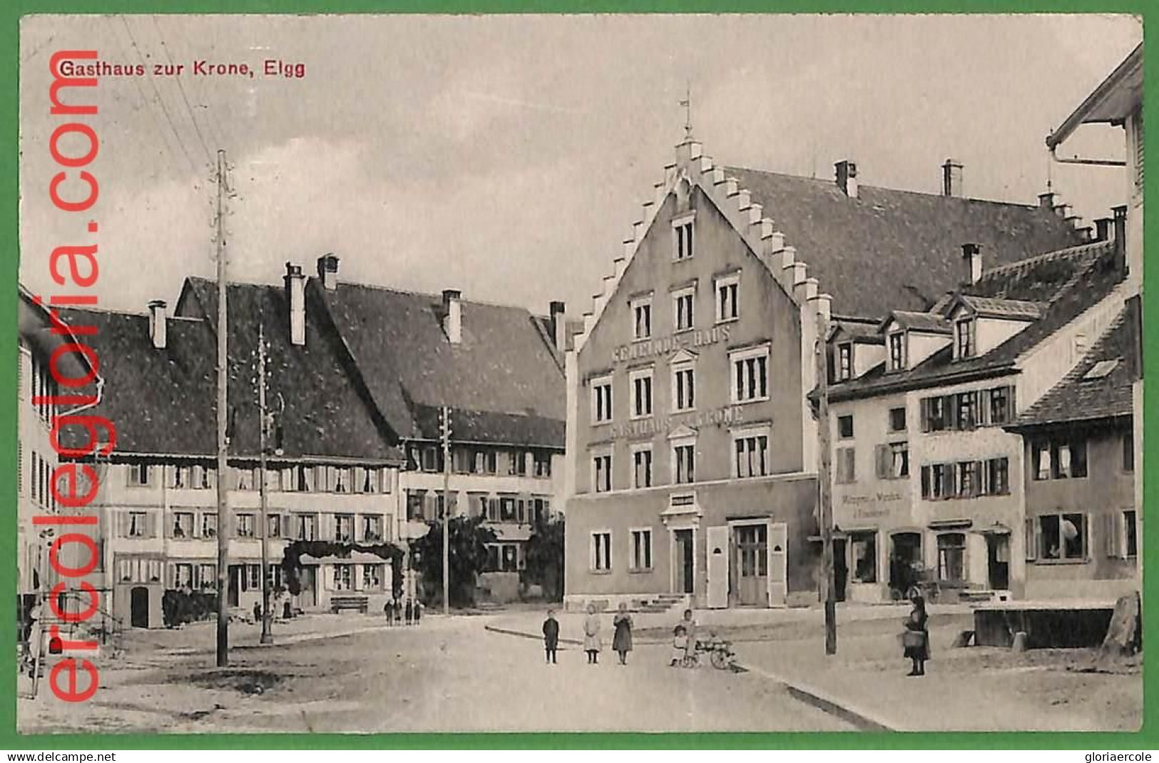 ah0533  -  SWITZERLAND - VINTAGE POSTCARD  -  Elgg - 1912