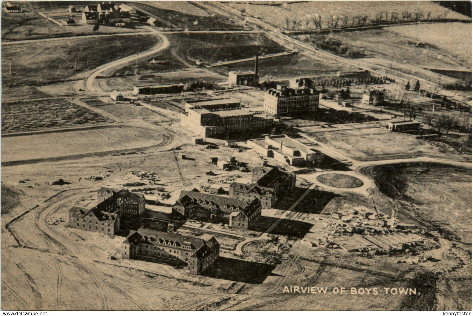 Airview of Boys Town - Nebraska