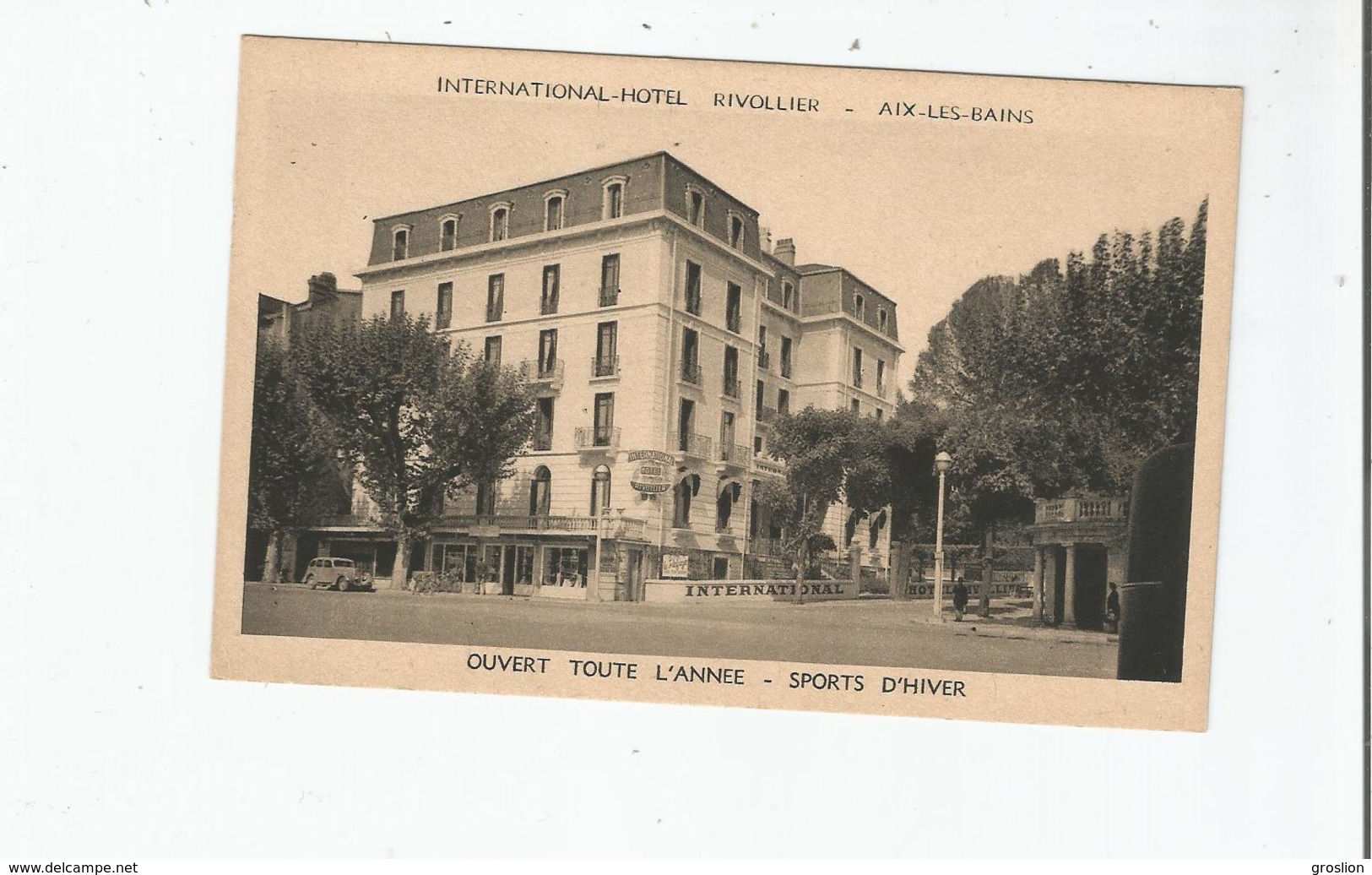 AIX LES BAINS HOTEL RIVOLLIER