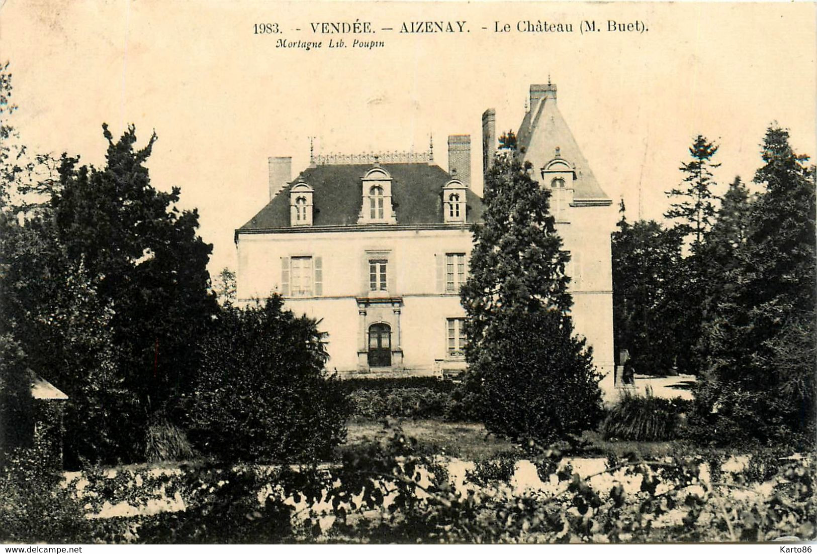 aizenay * 1908 * le château ( M. BUET )