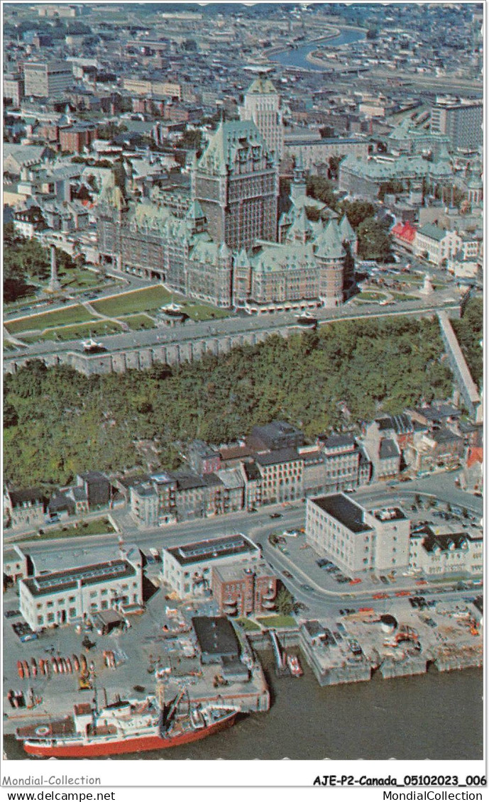 AJEP2-CANADA-0105 - vue aérienne de la cité de - QUEBEC