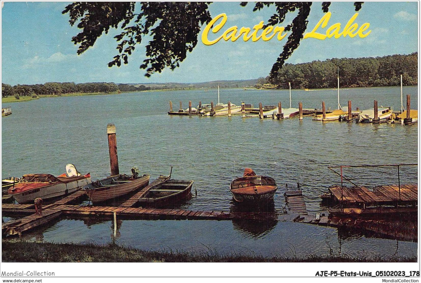 AJEP5-ETATS-UNIS-0487 - carter  lake boat docks- OMAHA - NEBRASKA