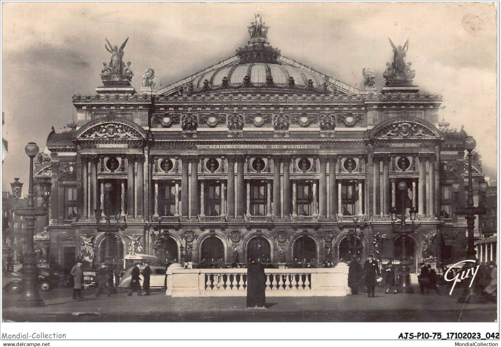 AJSP10-75-0933 - PARIS ET SES MERVEILLES - théâtre de l'opéra