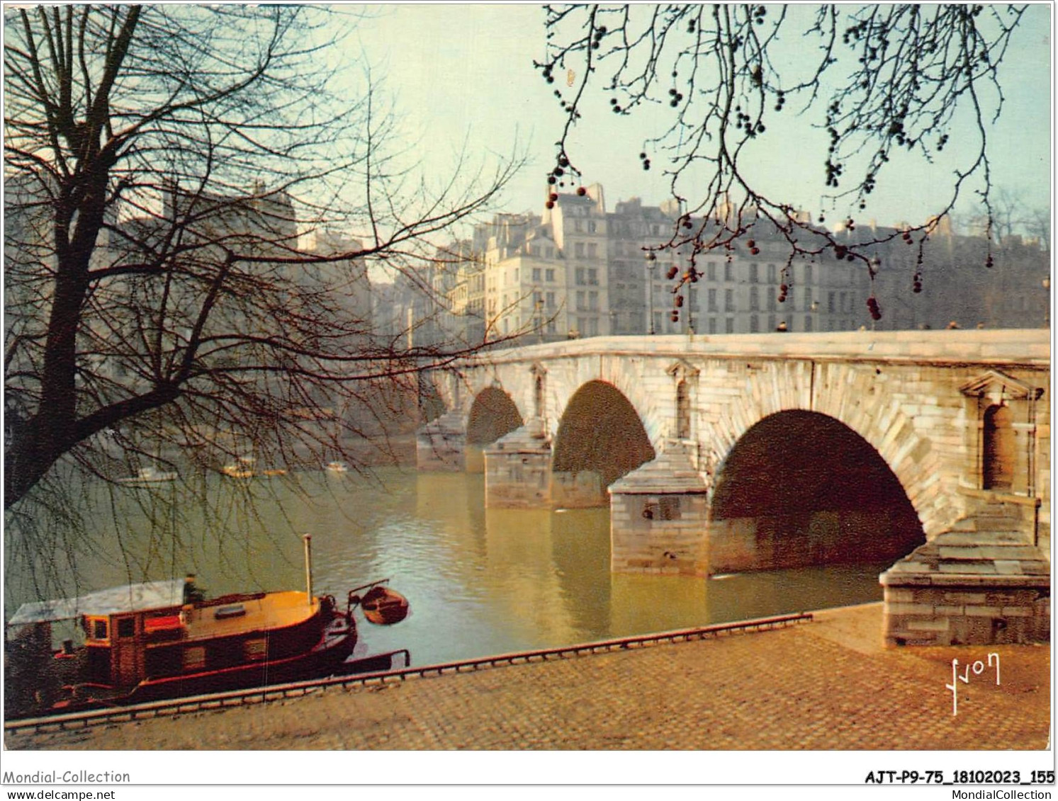 AJTP9-75-0998 - PARIS - les bords de la seine