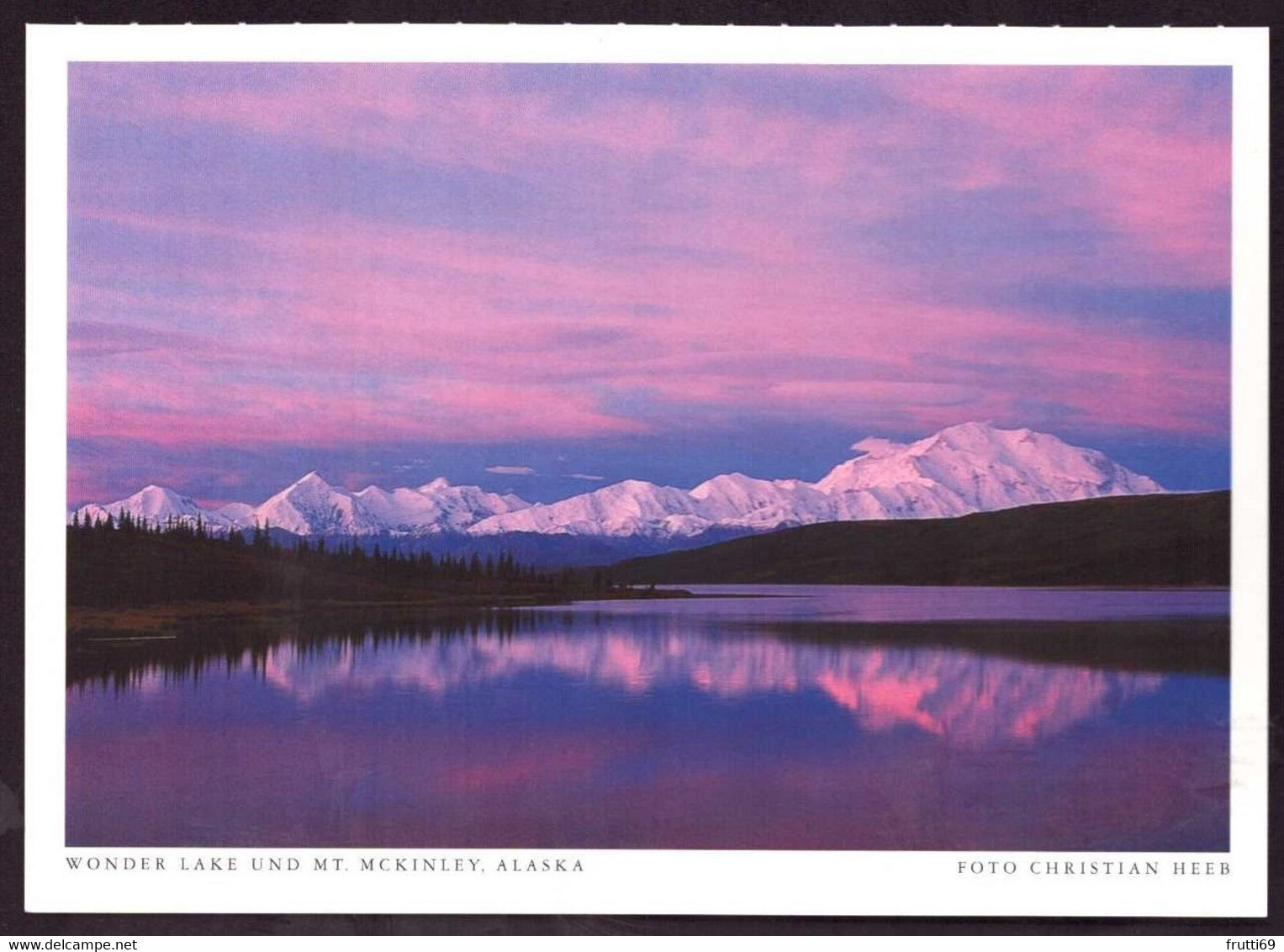 AK 000423 USA  - Alaska - Wonder Lake und Mt. McKinley