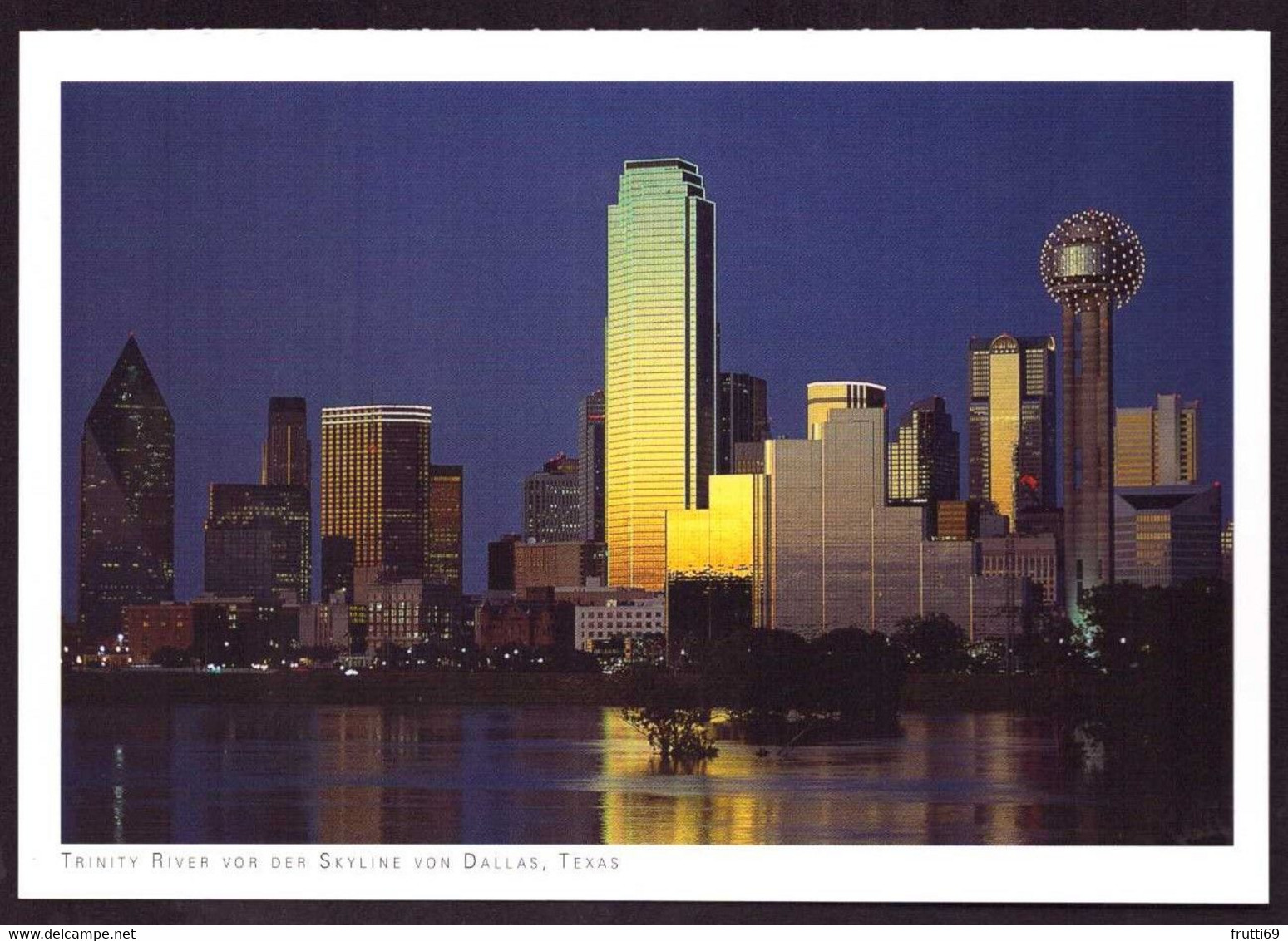 AK 001121 USA - Texas - Dallas - Trinity River vor der Skyline von Dallas