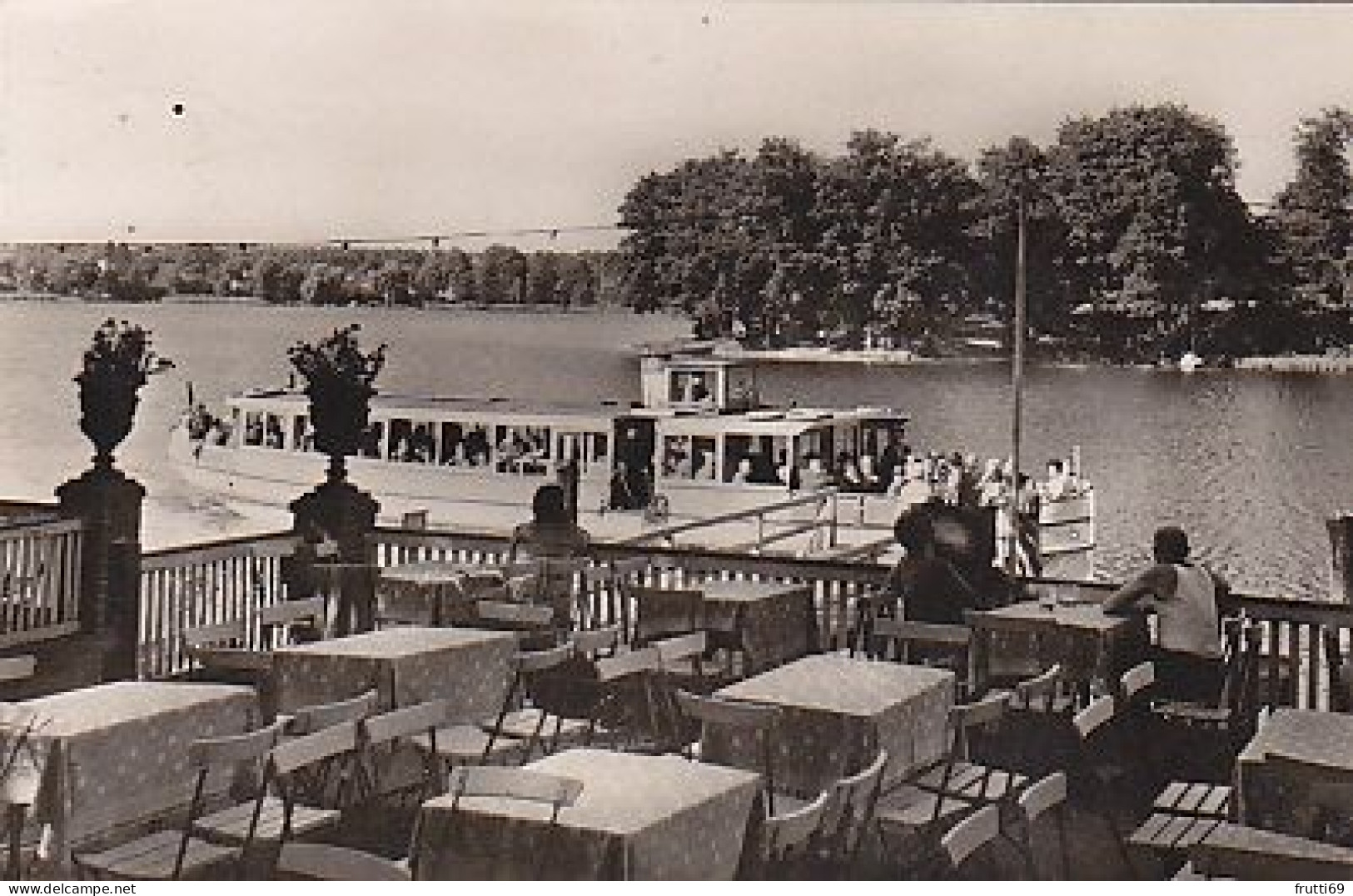 AK 166874 GERMANY - Grünheide / Mark - Ortsteil Fangschleuse - HG.Gaststätte Seeblick - Dampferanlegestelle