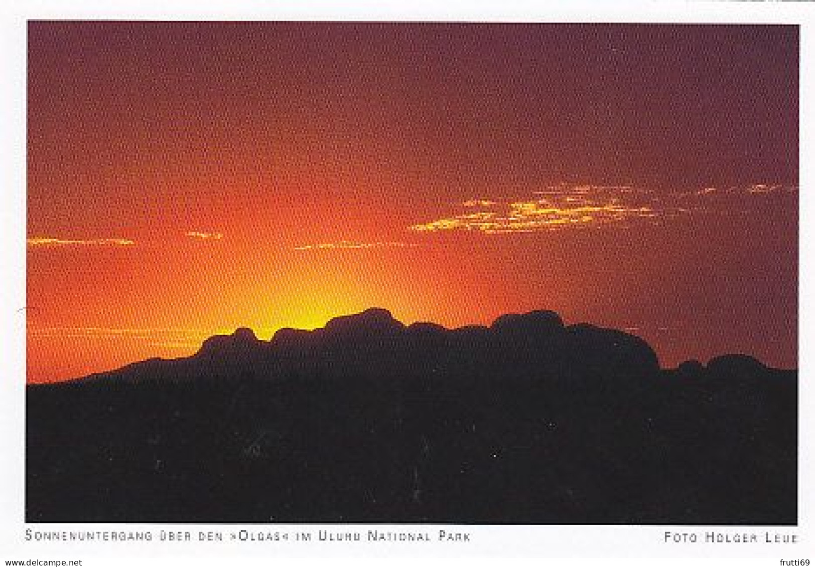 AK 186982 AUSTRALIA - Sonnenuntergang über den Olgas im Uluru-Nationalpark