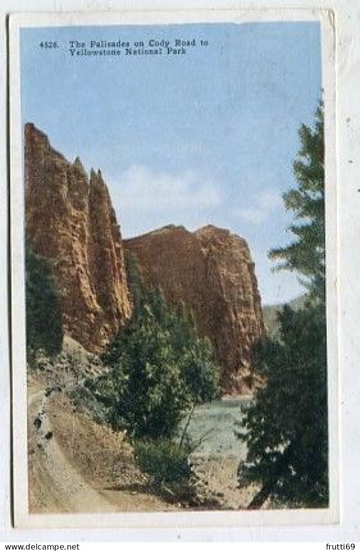 AK 213395 USA - Yellowstone National Park - the Palisades on Cody Road