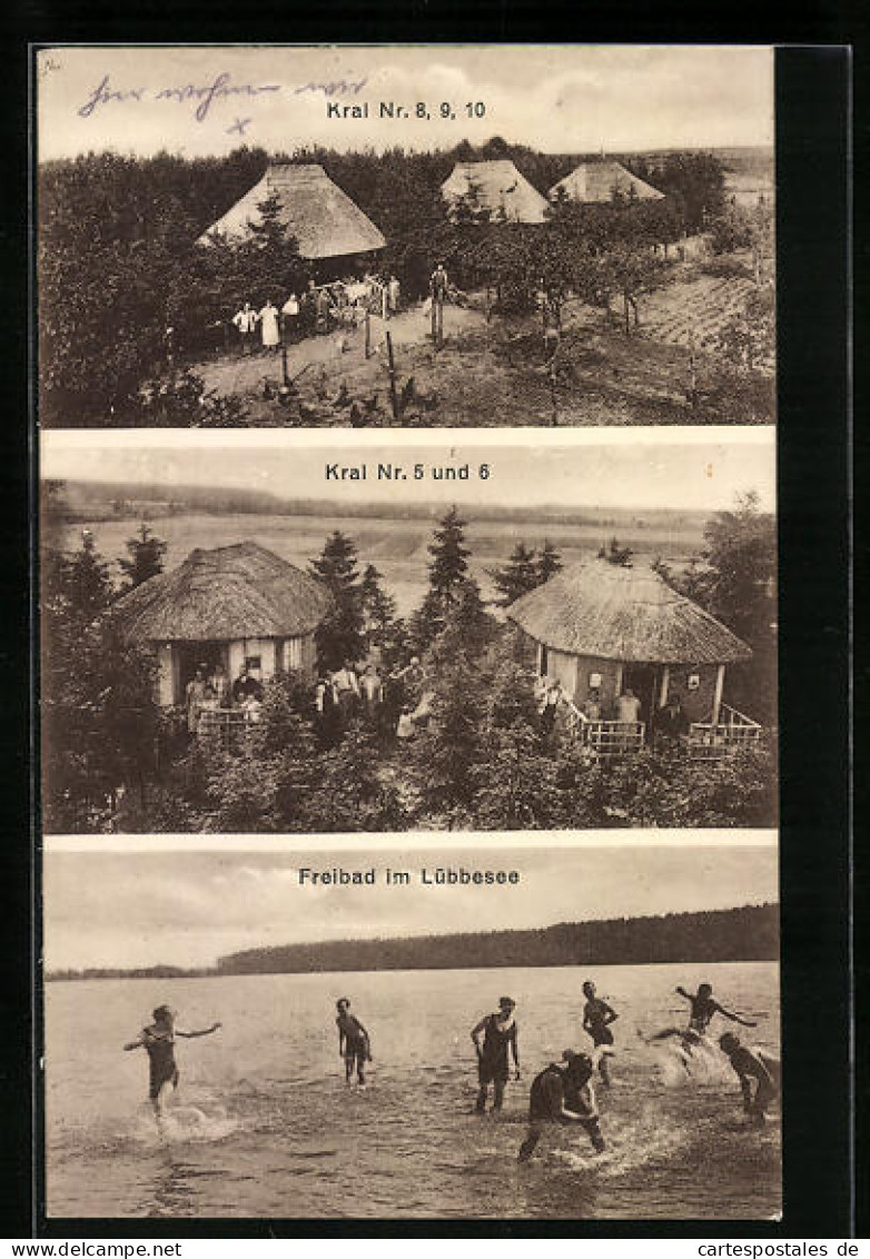 AK Ahrensdorf / Templin, Uckermärkisch Afrika, erbaut von Rob. Preussner