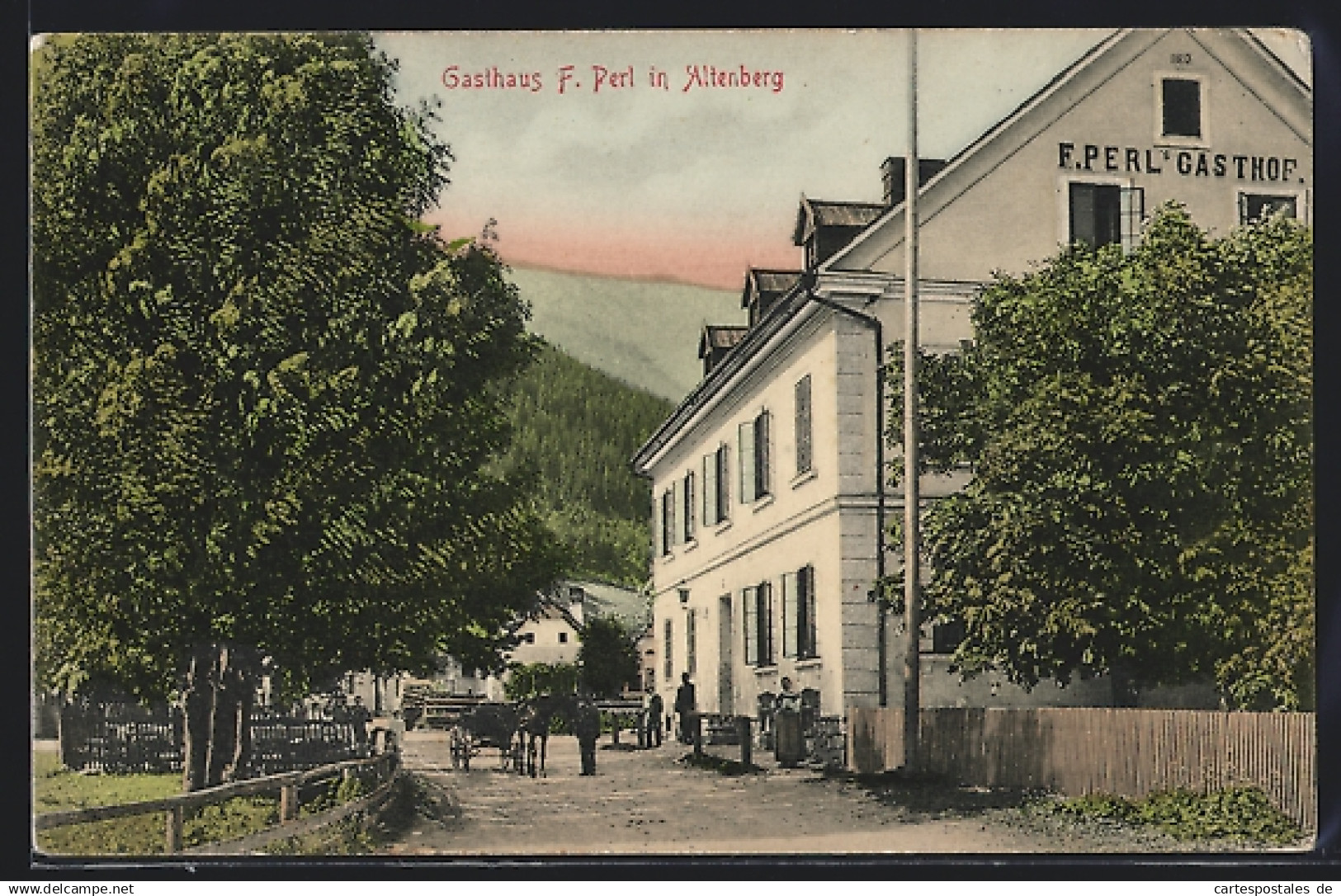 AK Altenberg, Gasthaus F. Perl