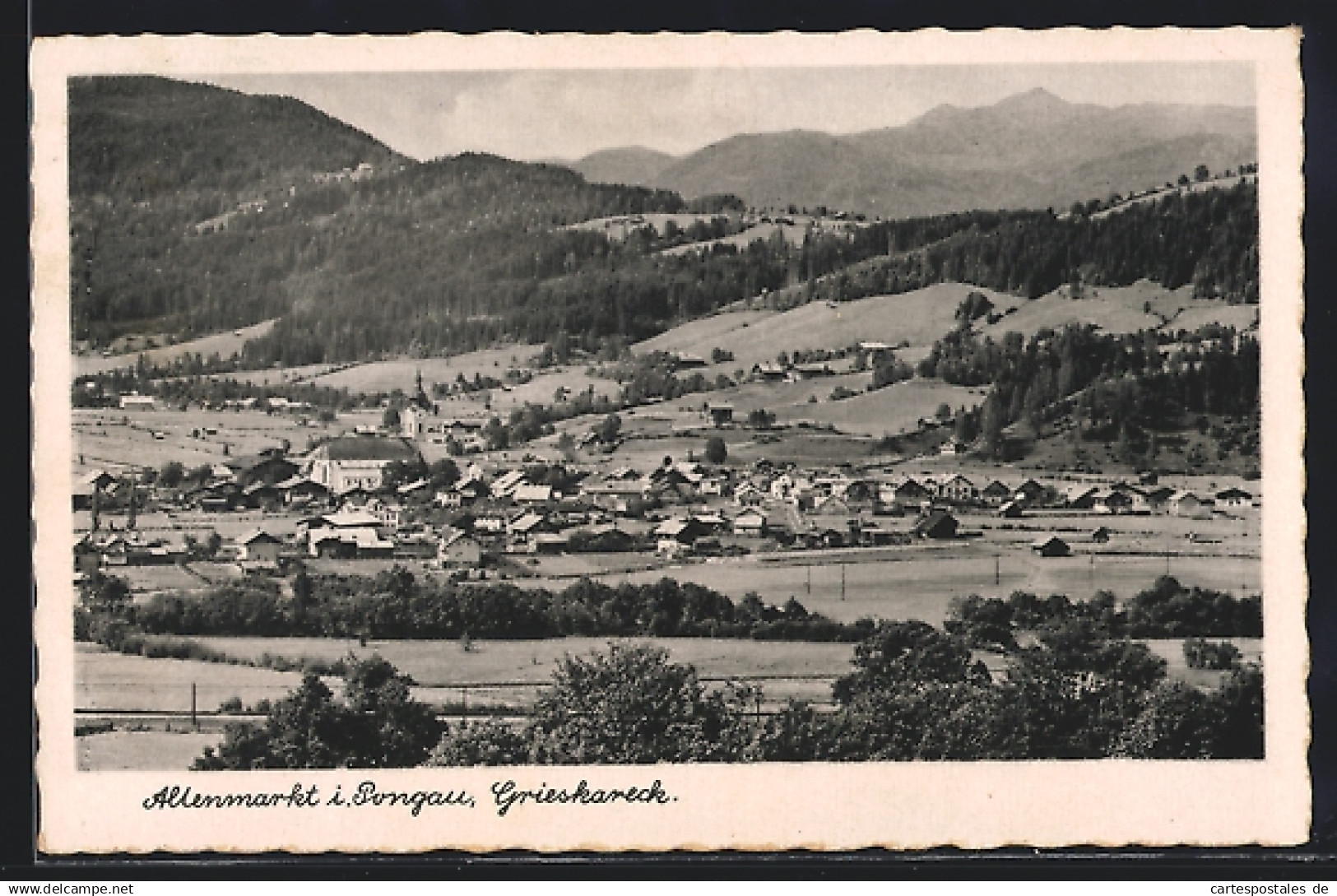 AK Altenmarkt im Pongau, Generalansicht, Grieskareck