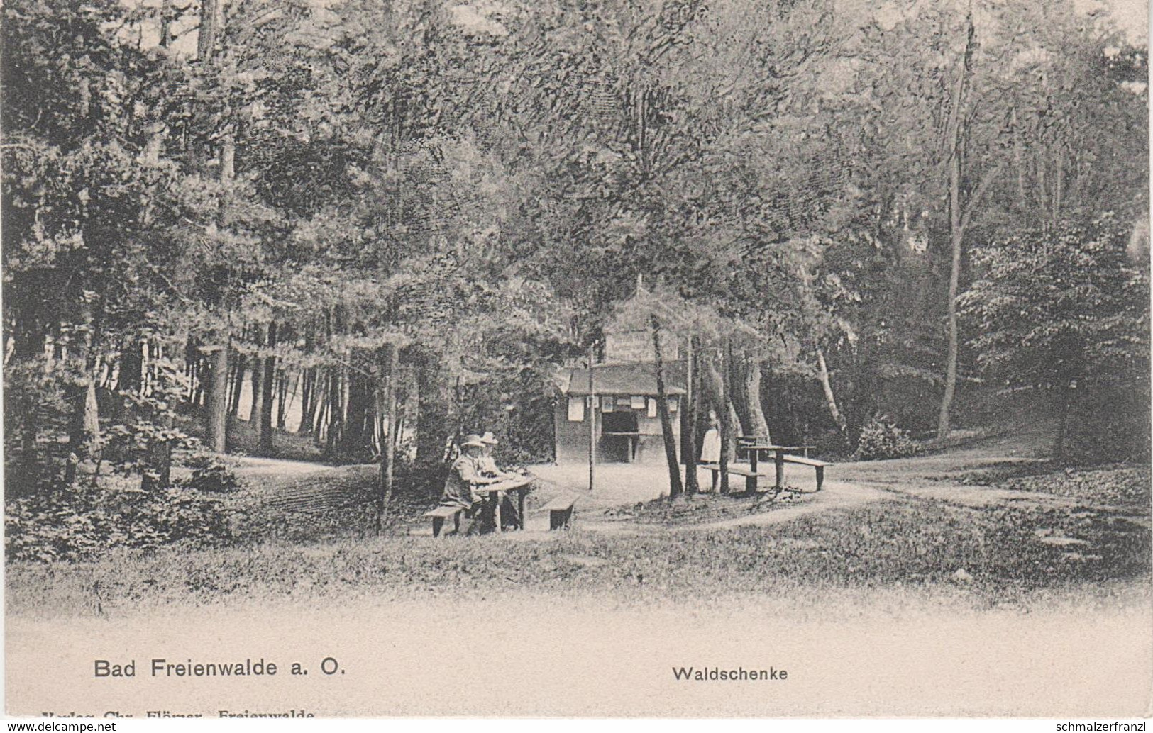 AK Bad Freienwalde Oder Waldschenke Waldschänke Gasthaus Baude Imbiß a Altranft Falkenberg Wriezen Oderberg Eberswalde