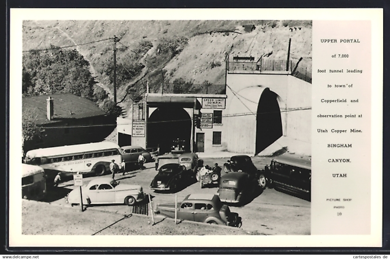 AK Bingham Canyon, UT, Upper Portal of the tunnel leading to Copperfield and observation point of Utah Copper Mine