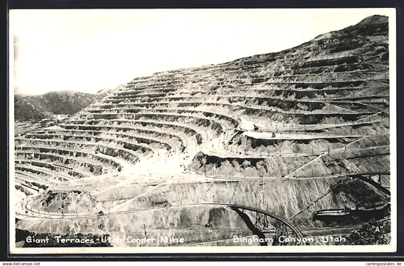 AK Bingham Canyon, UT, Utah Copper Mine, Giant Terraces