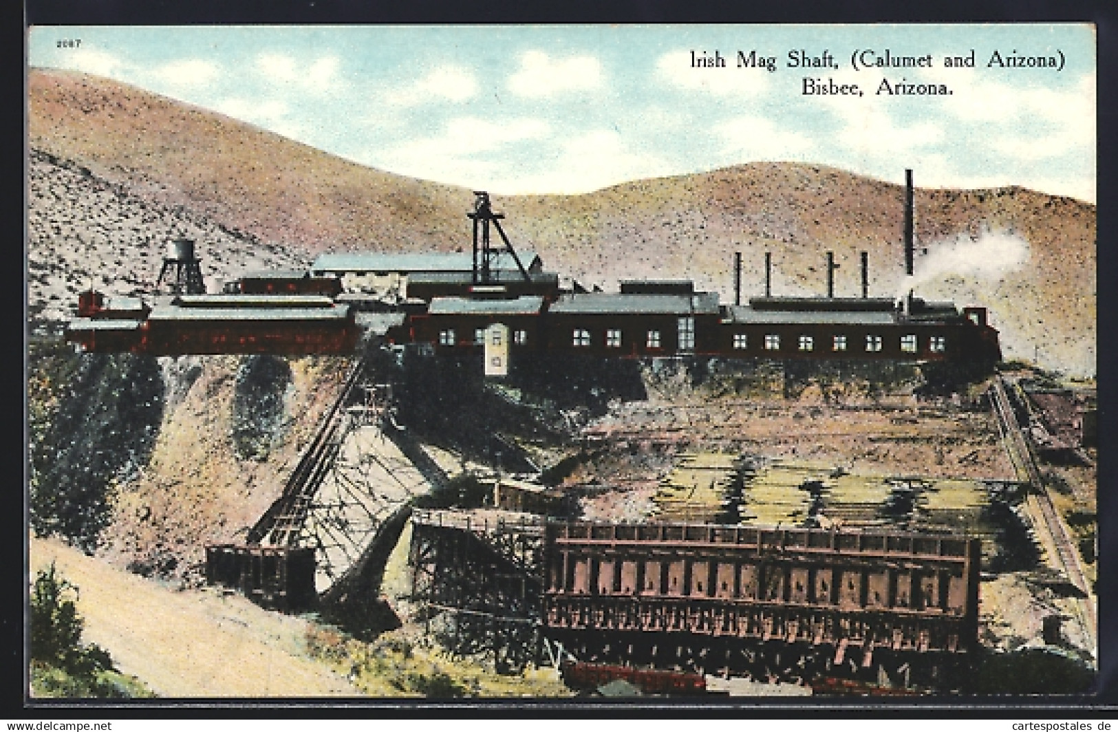 AK Bisbee, AZ, Irish Mag Shaft, Calumet and Arizona