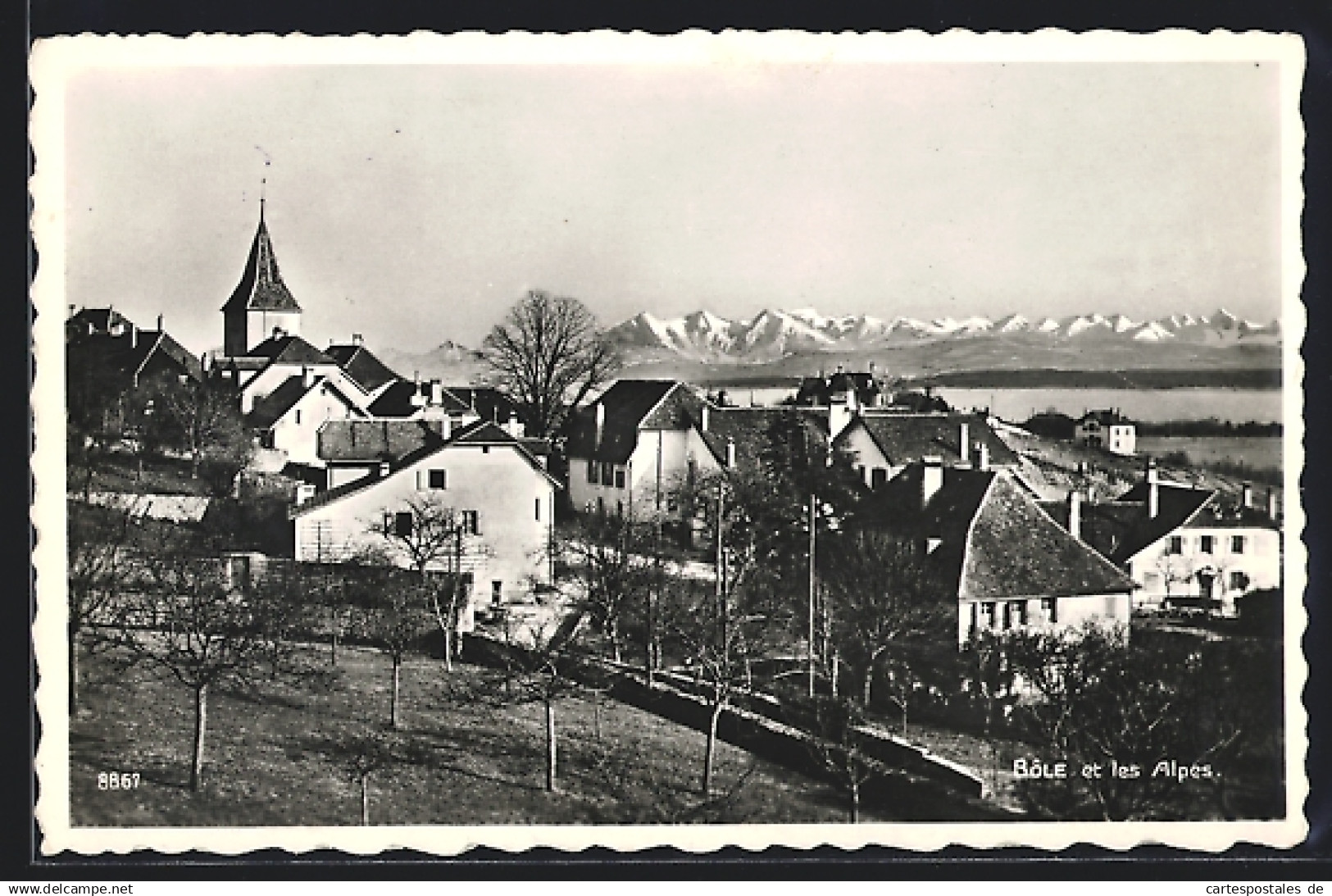 AK Bôle, et les Alpes