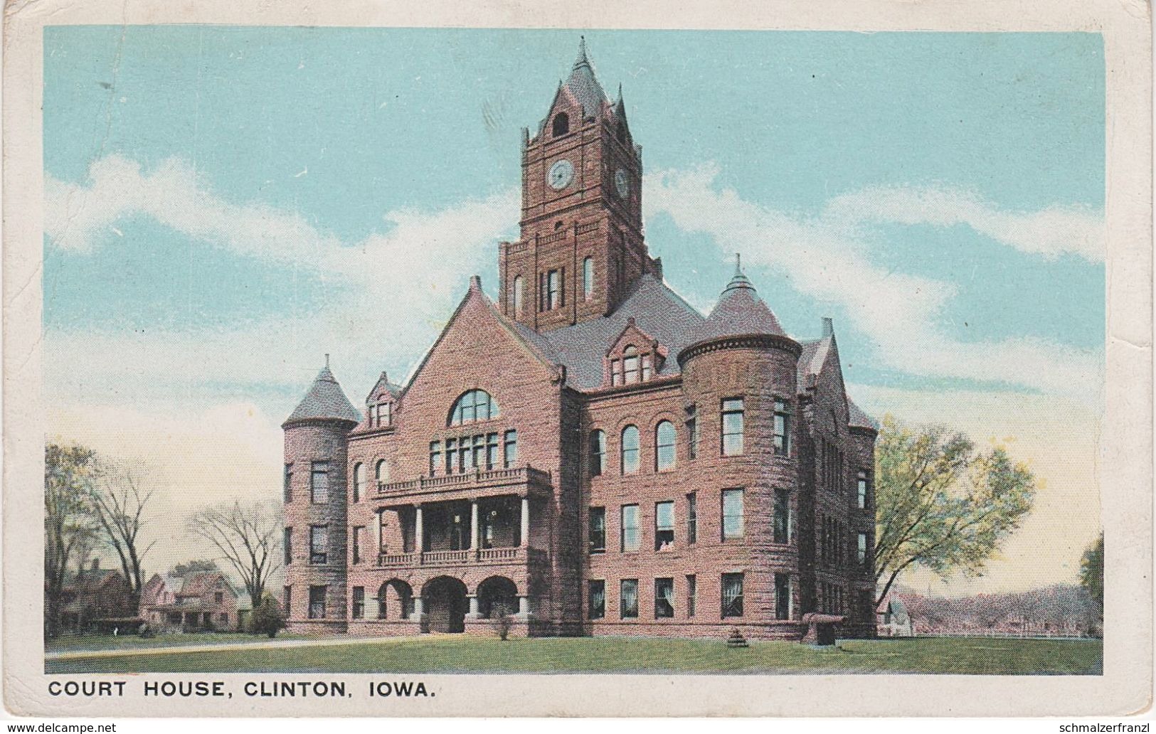 AK Clinton Court House Hall a Davenport Camanche Sixmile Goose Lake Low Moor Elvira Iowa IA United States USA