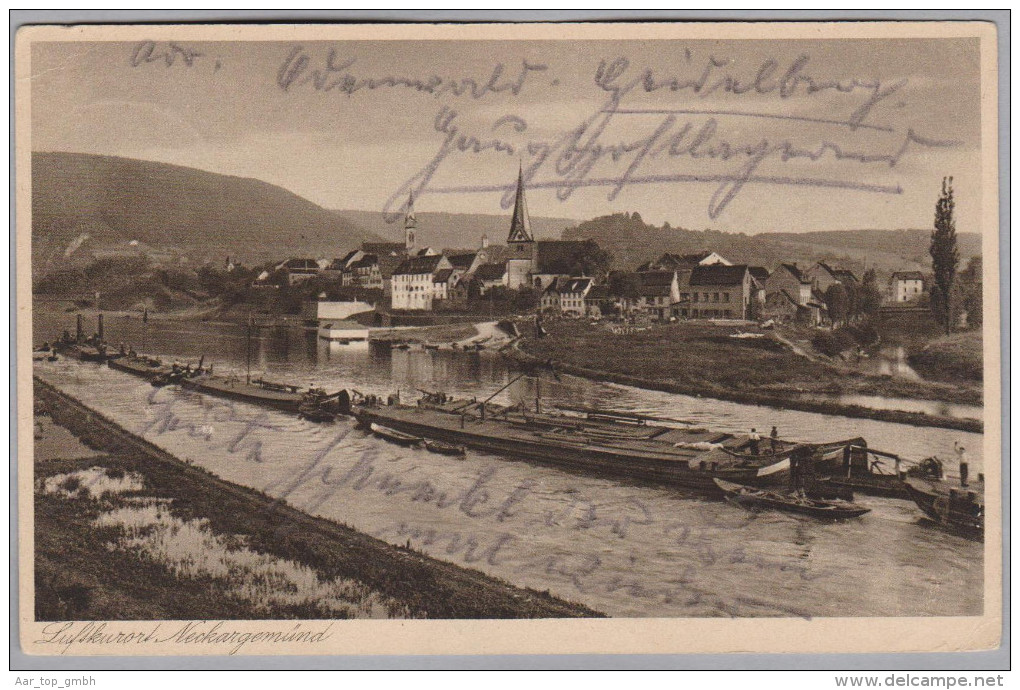 AK DE BW NECKARGEMÜND 1929-06-27 Neckargemünd Foto Kress