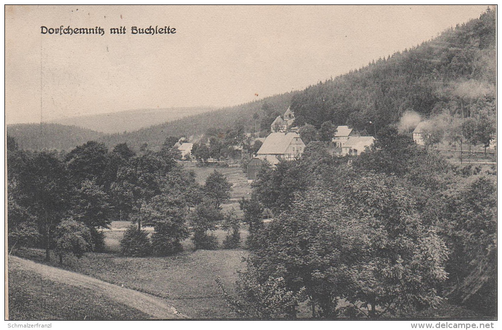 AK Dorfchemnitz mit Buchleite bei Sayda Mulda Clausnitz Rechenberg Frauenstein Freiberg Olbernhau Zethau Voigtsdorf