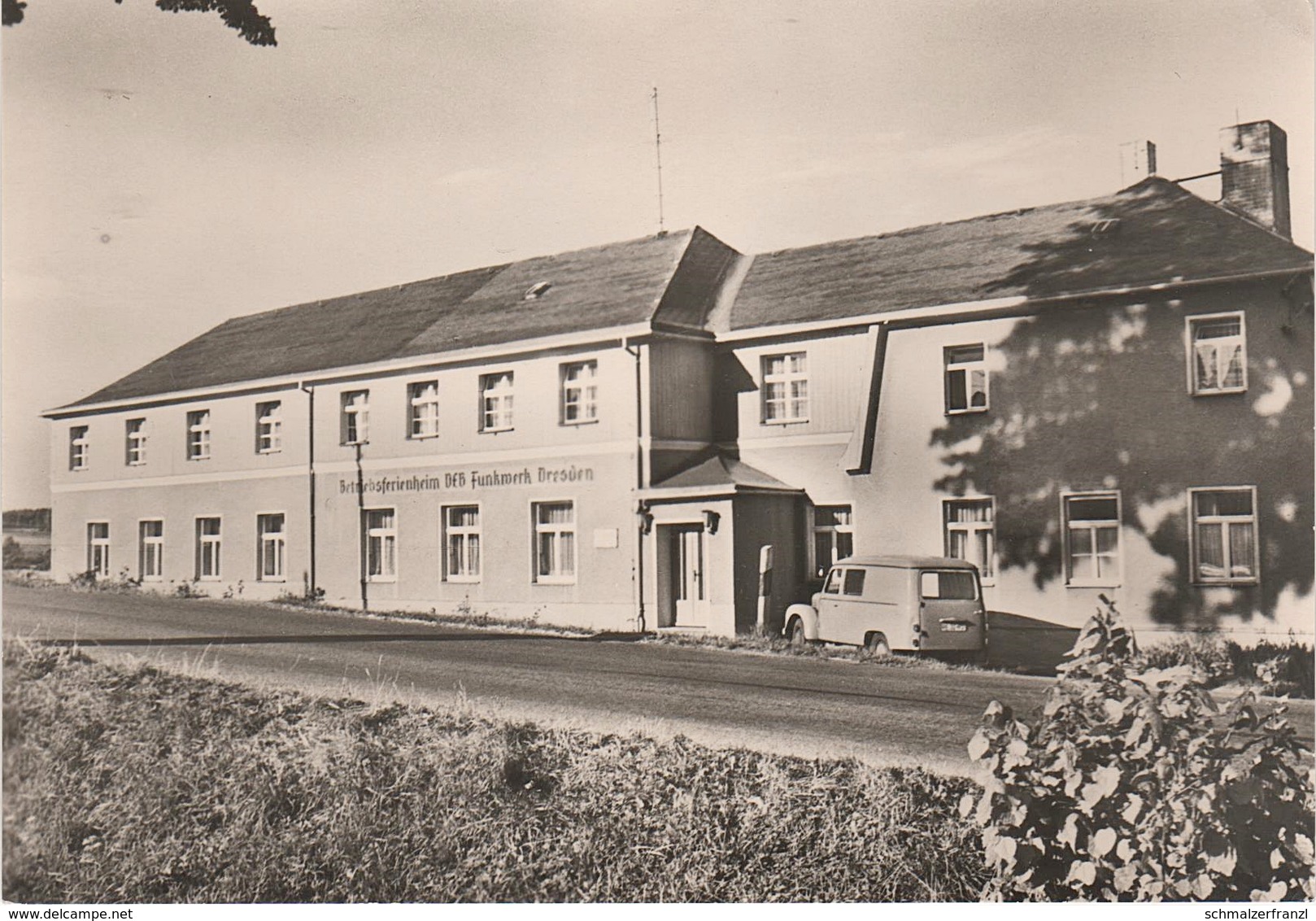 AK Elterlein FDGB Ferienheim Betriebsferienheim VEB Funkwerk Dresden a Scheibenberg Schlettau Annaberg Erzgebirge DDR