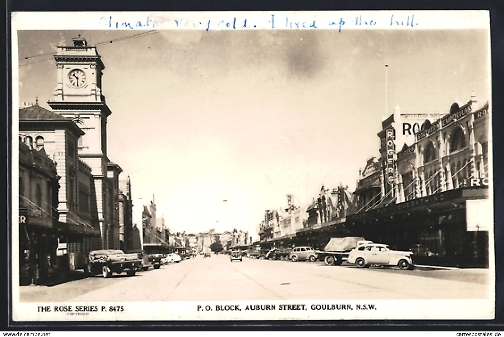 AK Goulburn, N.S.W., P. O. Block, Auburn Street