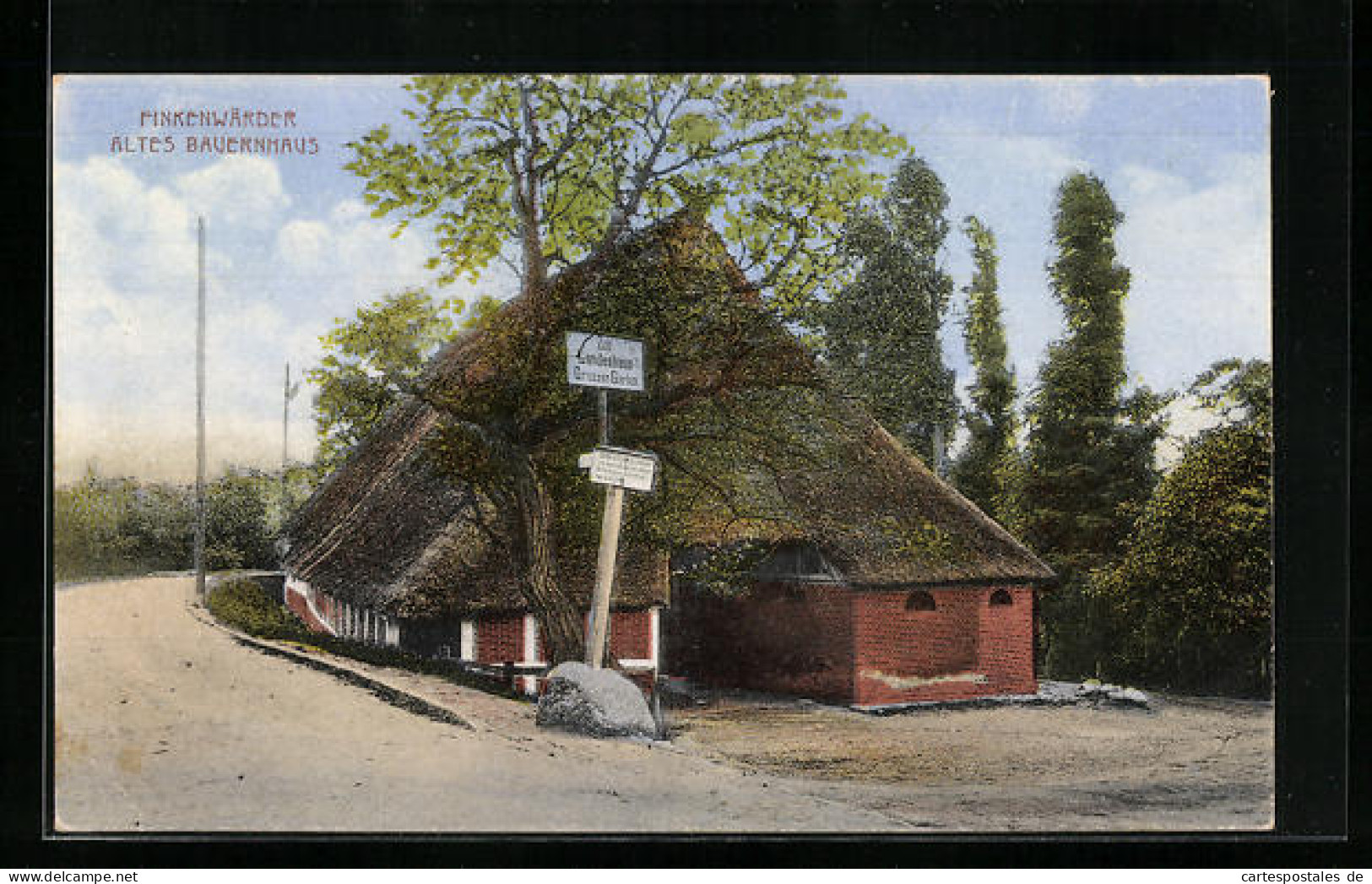 AK Hamburg-Finkenwerder, Altes Bauernhaus