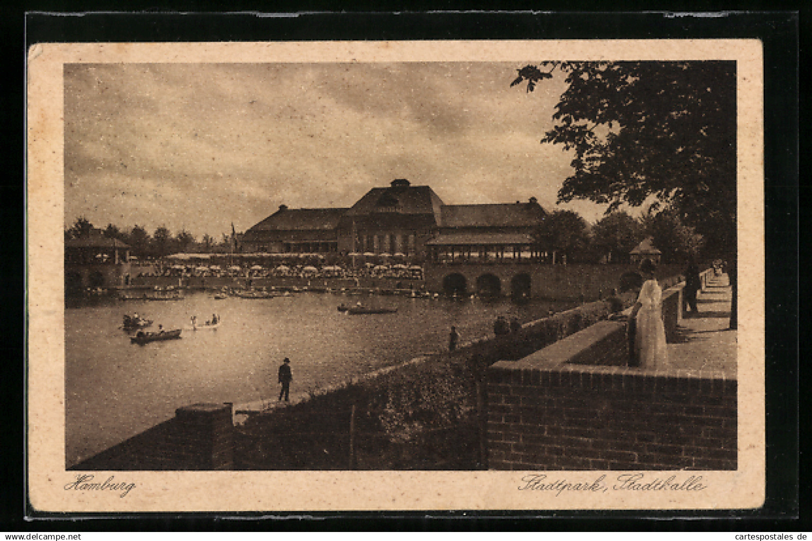 AK Hamburg-Winterhude, Stadtpark, Stadthalle