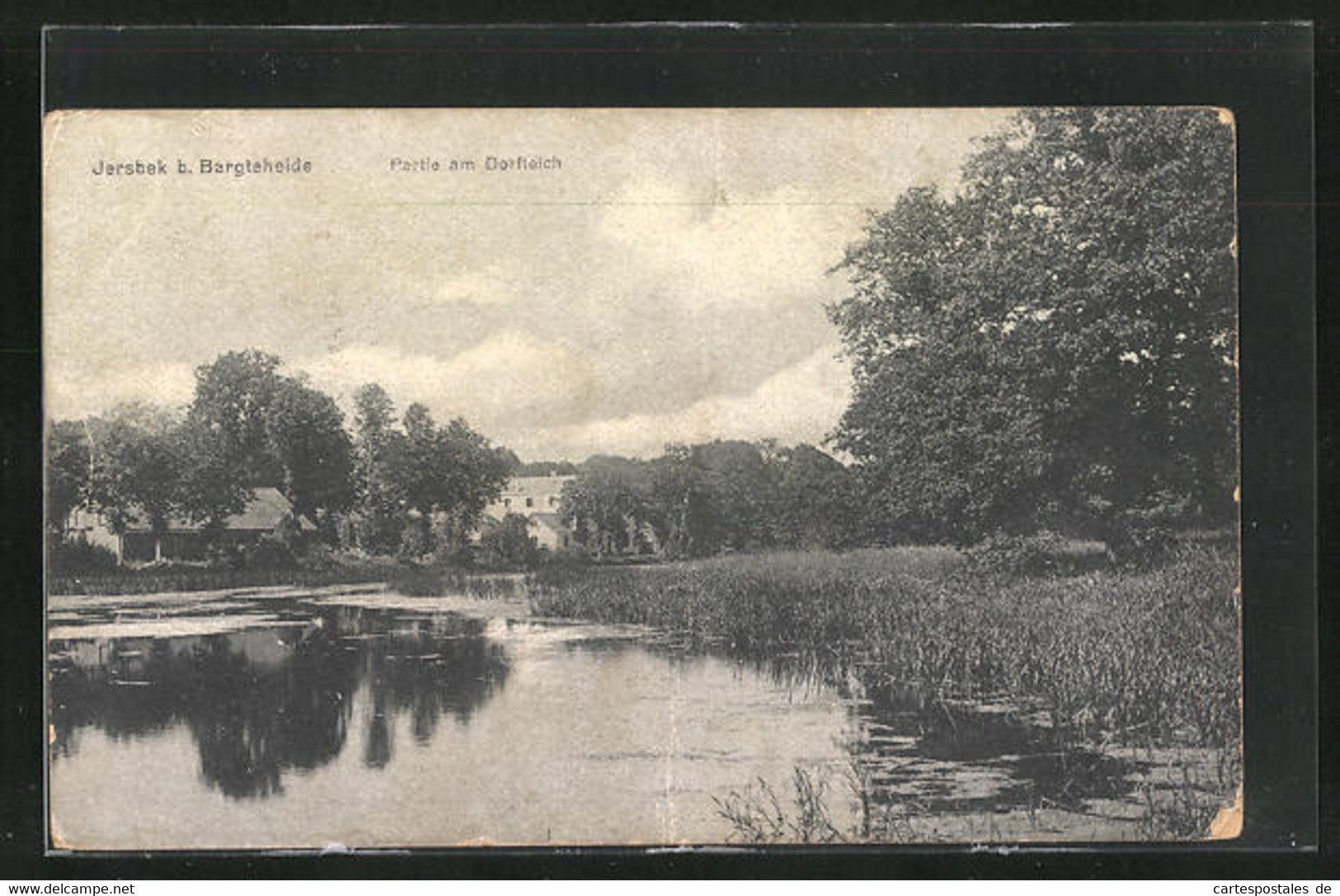 AK Jersbek b. Bargteheide, Partie am Dorfteich