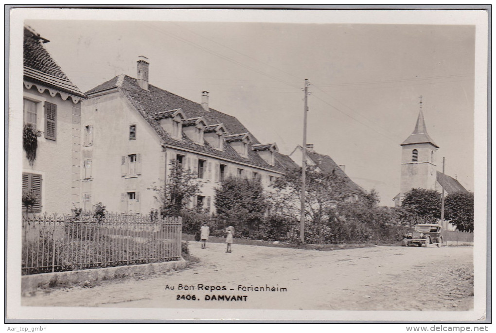 AK JU DAMVANT 1932-03-19 Damvant Ferienheim Foto Perrochet