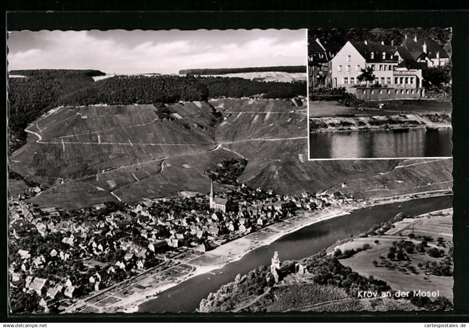 AK Kröv /Mosel, Hotel Moselterrasse, Gesamtansicht