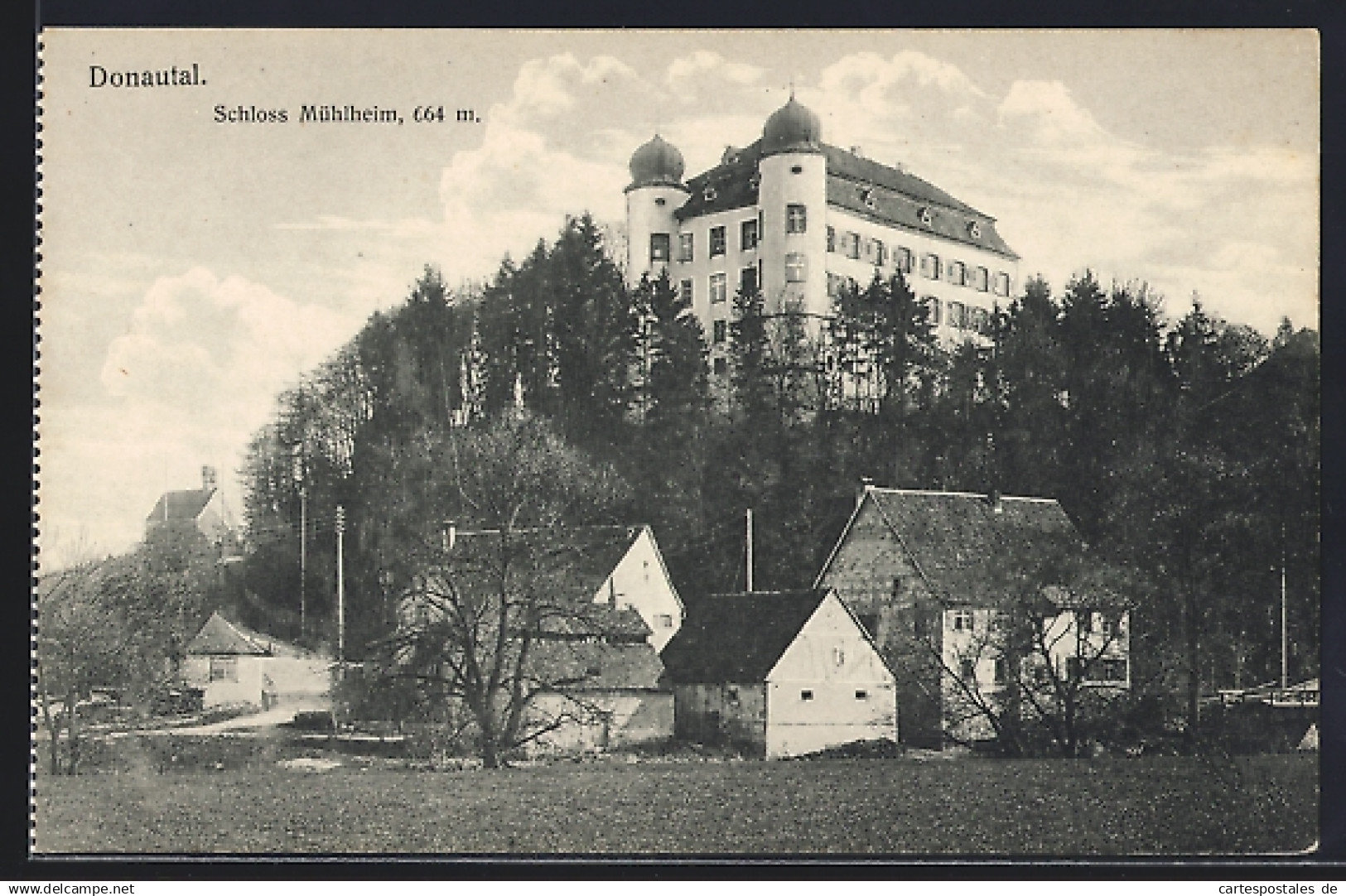 AK Mühlheim a. D., Schloss im Donautal