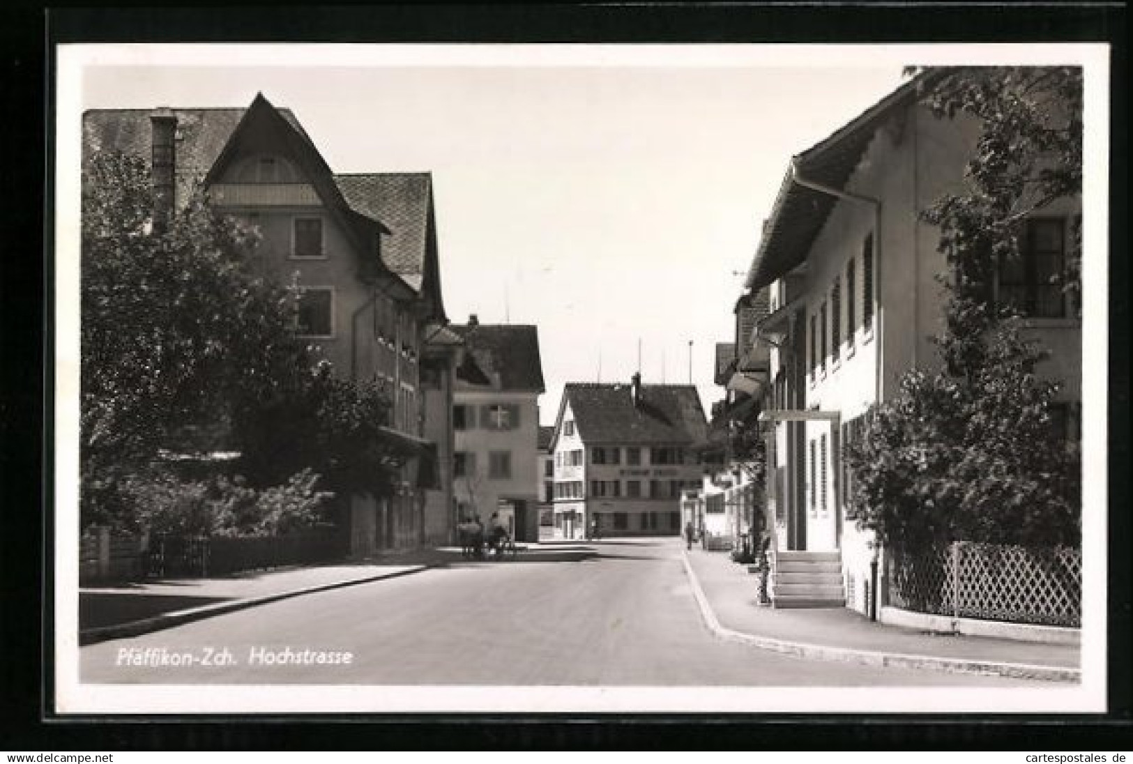 AK Pfäffikon, Blick in die Hochstrasse