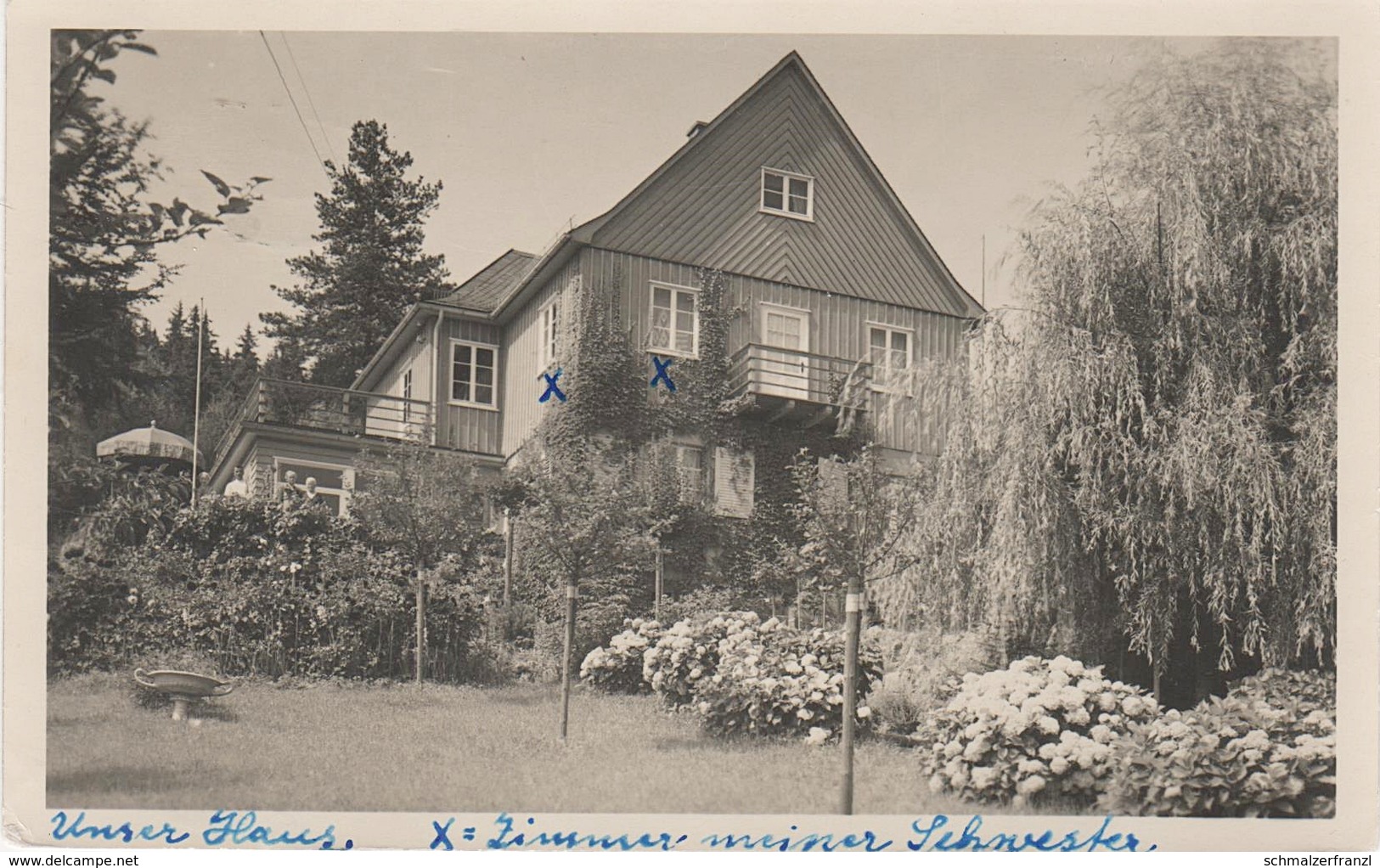 AK Picka Haus Landhaus Schauinsland Schau ins Land a Oppach Lindenberg Crostau Wurbis Cunewalde Beiersdorf Wassergrund