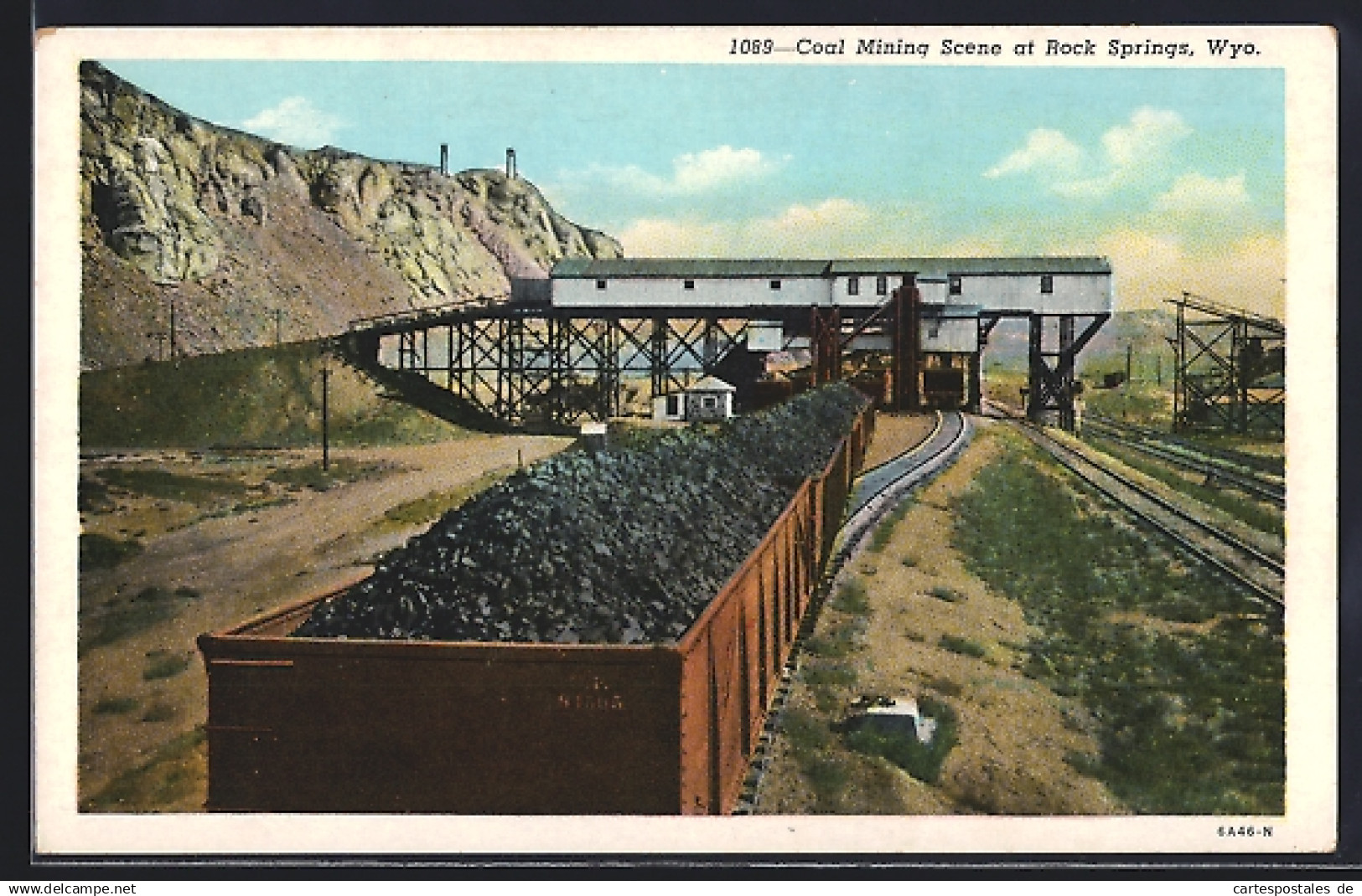 AK Rock Springs, WY, Coal Mining Scene