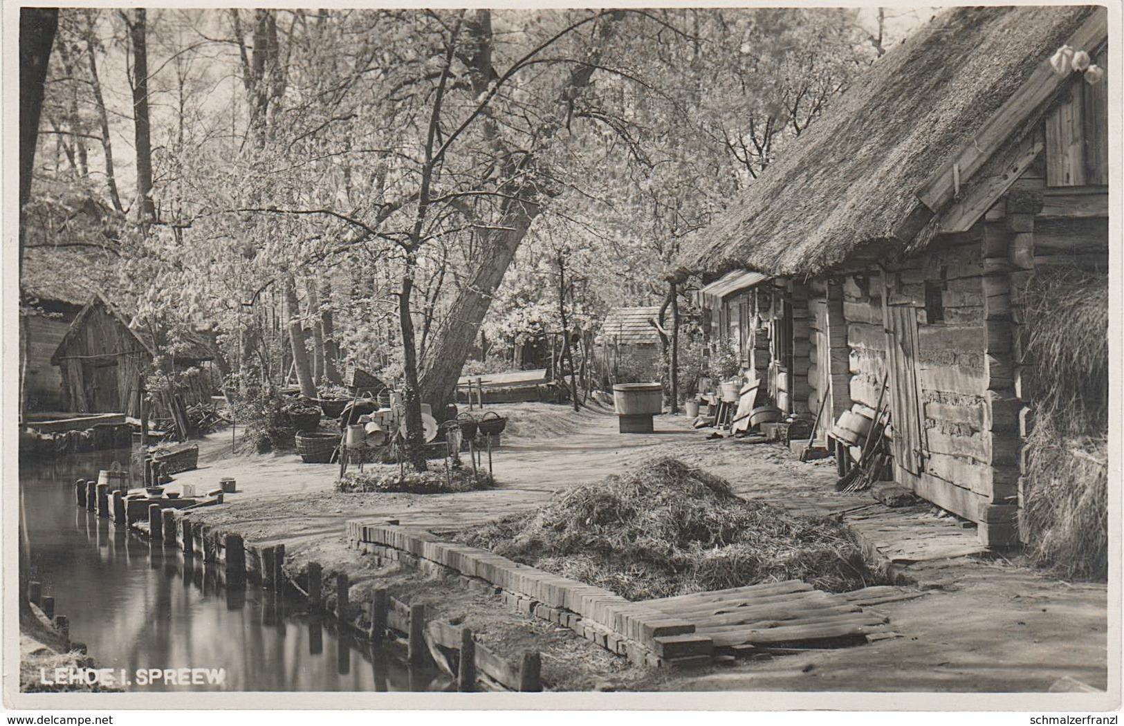 AK Spreewald Lehde Cafe Venedig a Burg Leipe Werben Raddusch Vetschau Guhrow Briesen Zauche Lübbenau Lübben Cottbus