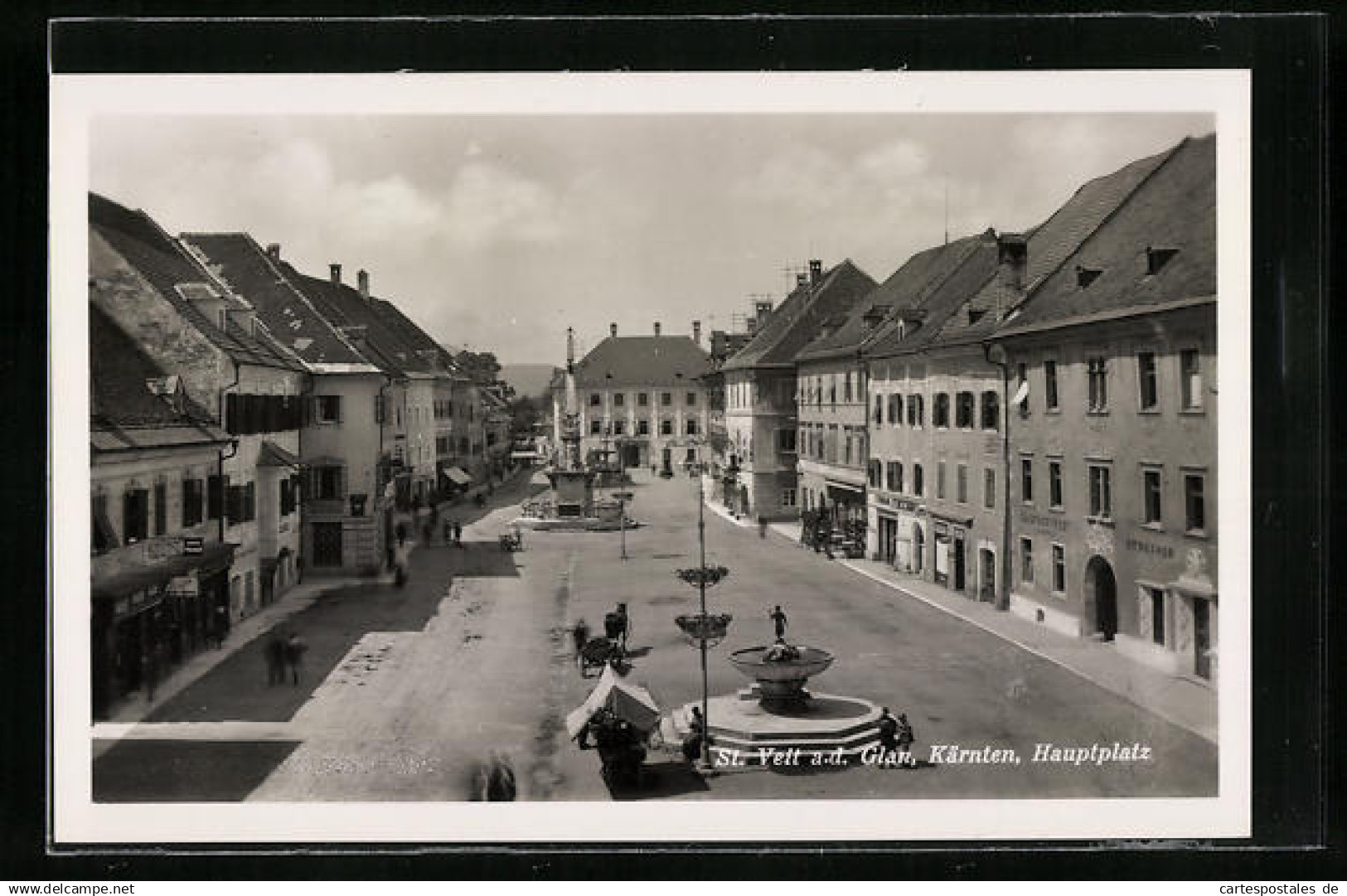 AK St. Veit an der Glan, Partie am Hauptplatz