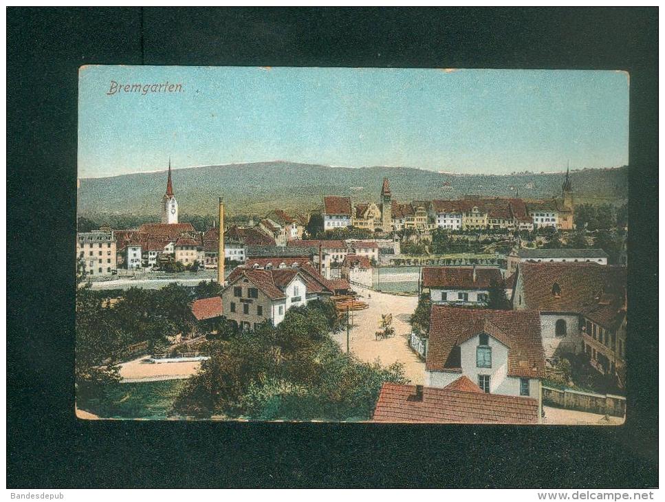 AK - Suisse AG - Bremgarten ( vue partielle écrite depuis Kaserne Brugg)