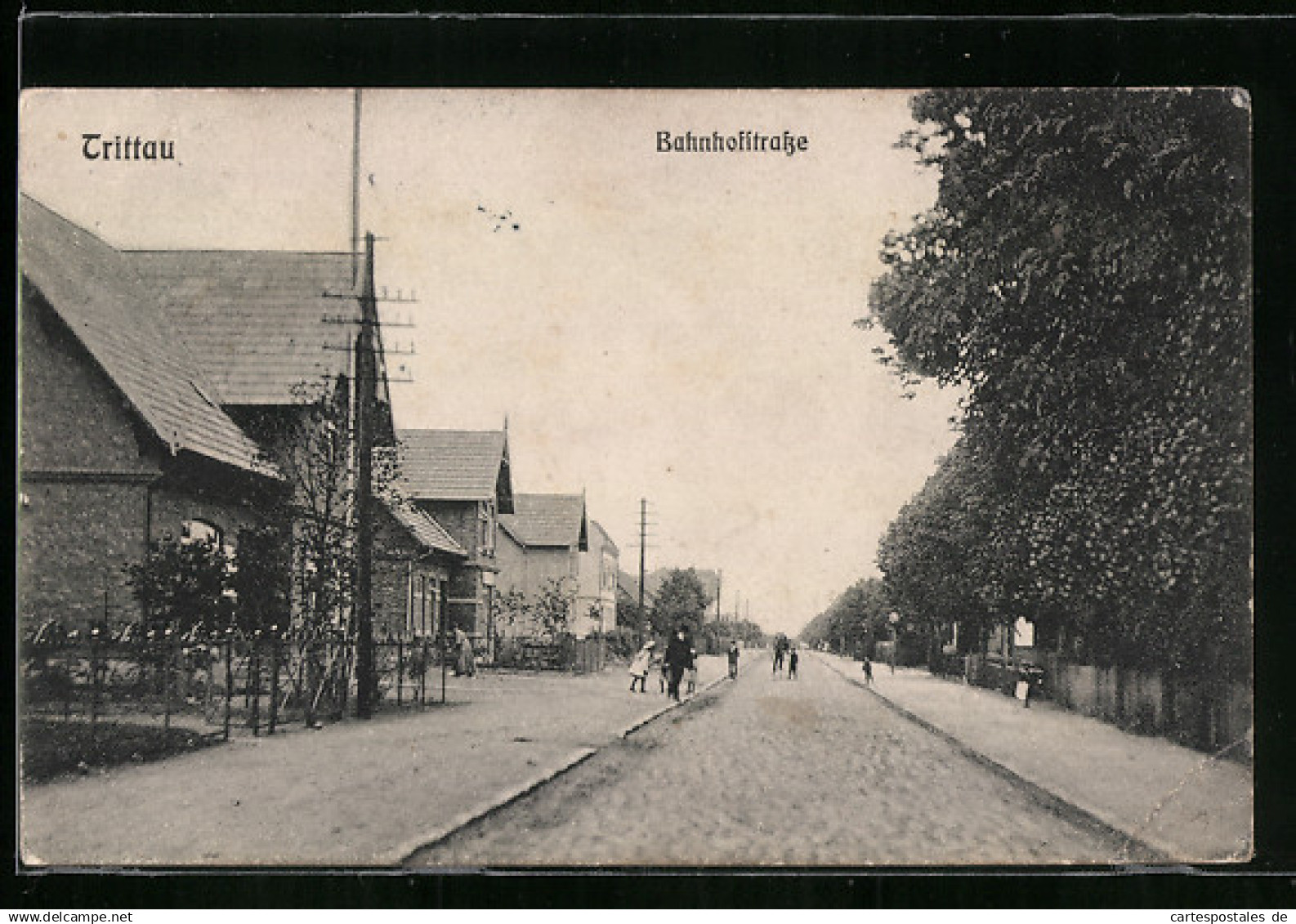 AK Trittau, Blick in die Bahnhofsstrasse