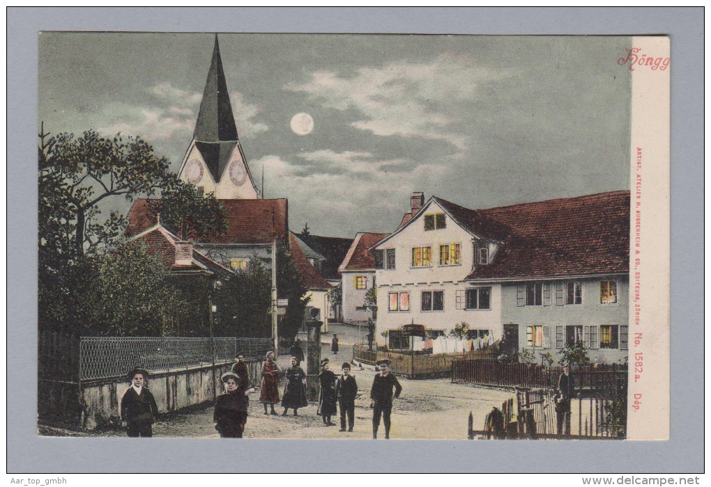 AK ZHs ZÜRICH HÖNGG 1920-07-26 Alstetten Foto A. Guggenheim #1582a