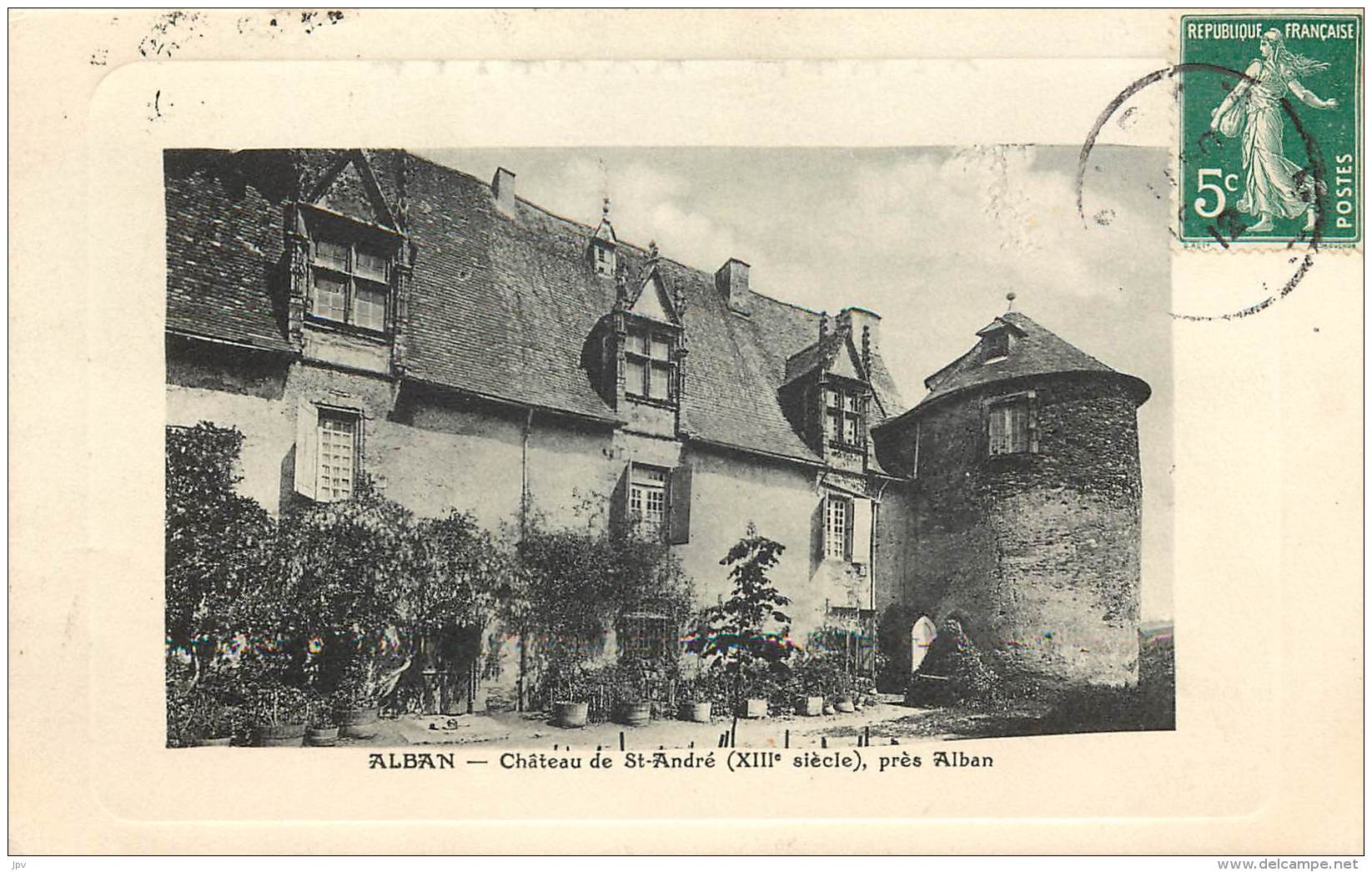 ALBAN - CHATEAU DE ST ANDRE (XIIIe SIECLE) PRES ALBAN